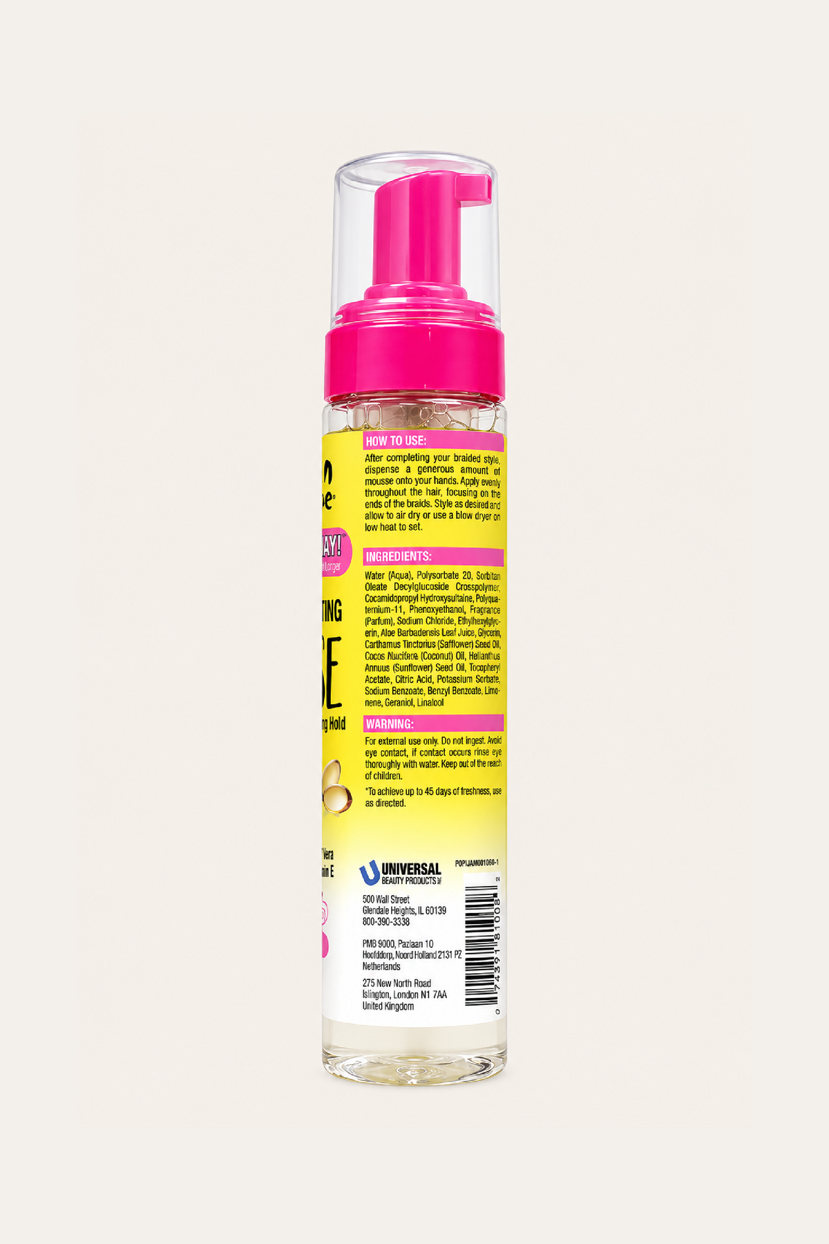 Jamaican Mango Lime Braid Your Way Braiding Setting Mousse 8 Oz