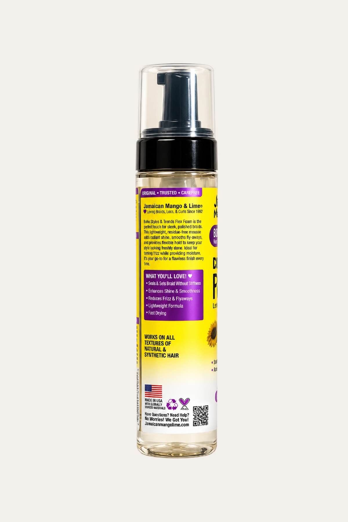 Jamaican Mango & Lime Boho Flex Foam 8 Oz
