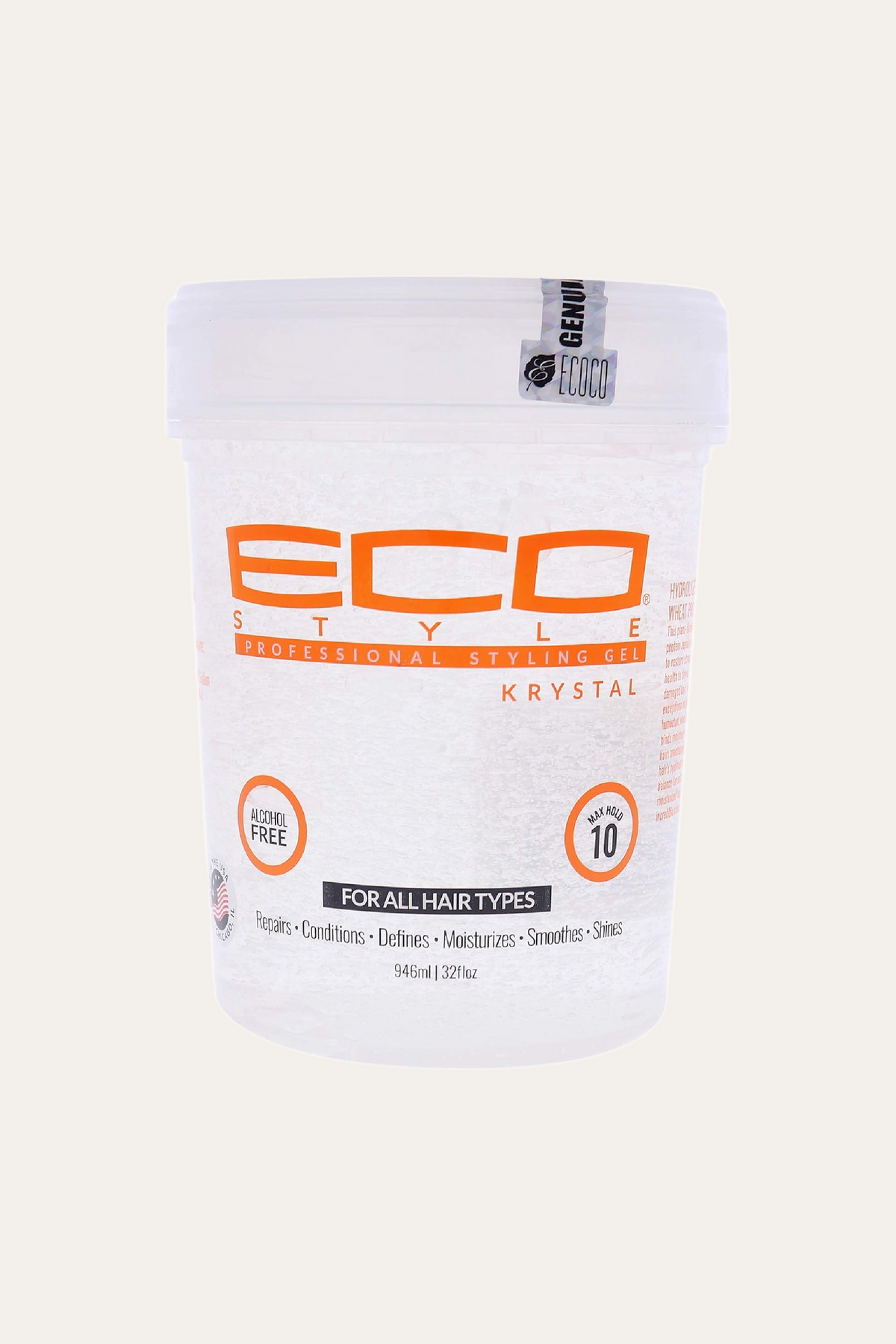 Eco Style Professional Styling Gel Krystal 32 Oz