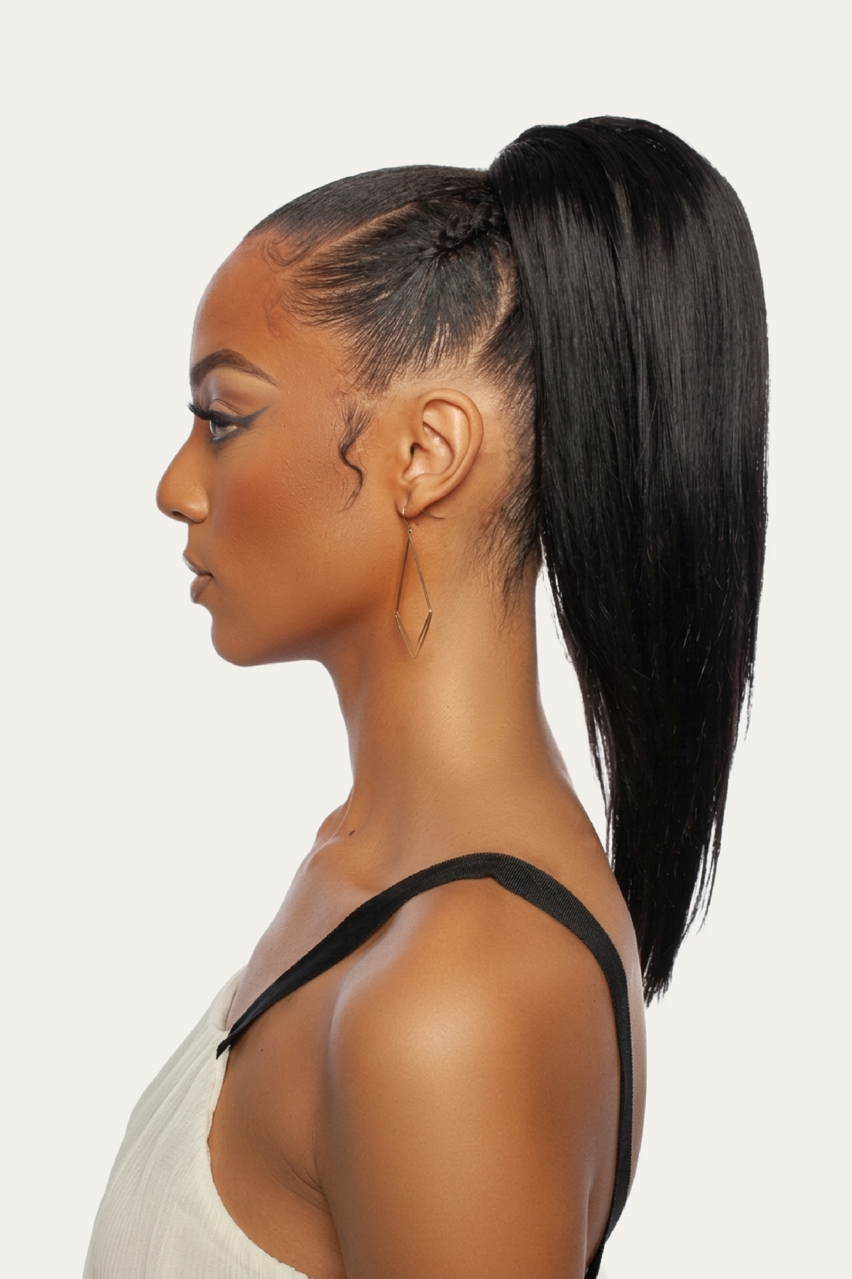Mane Concept Pristine Straight Drawstring Ponytail 16"