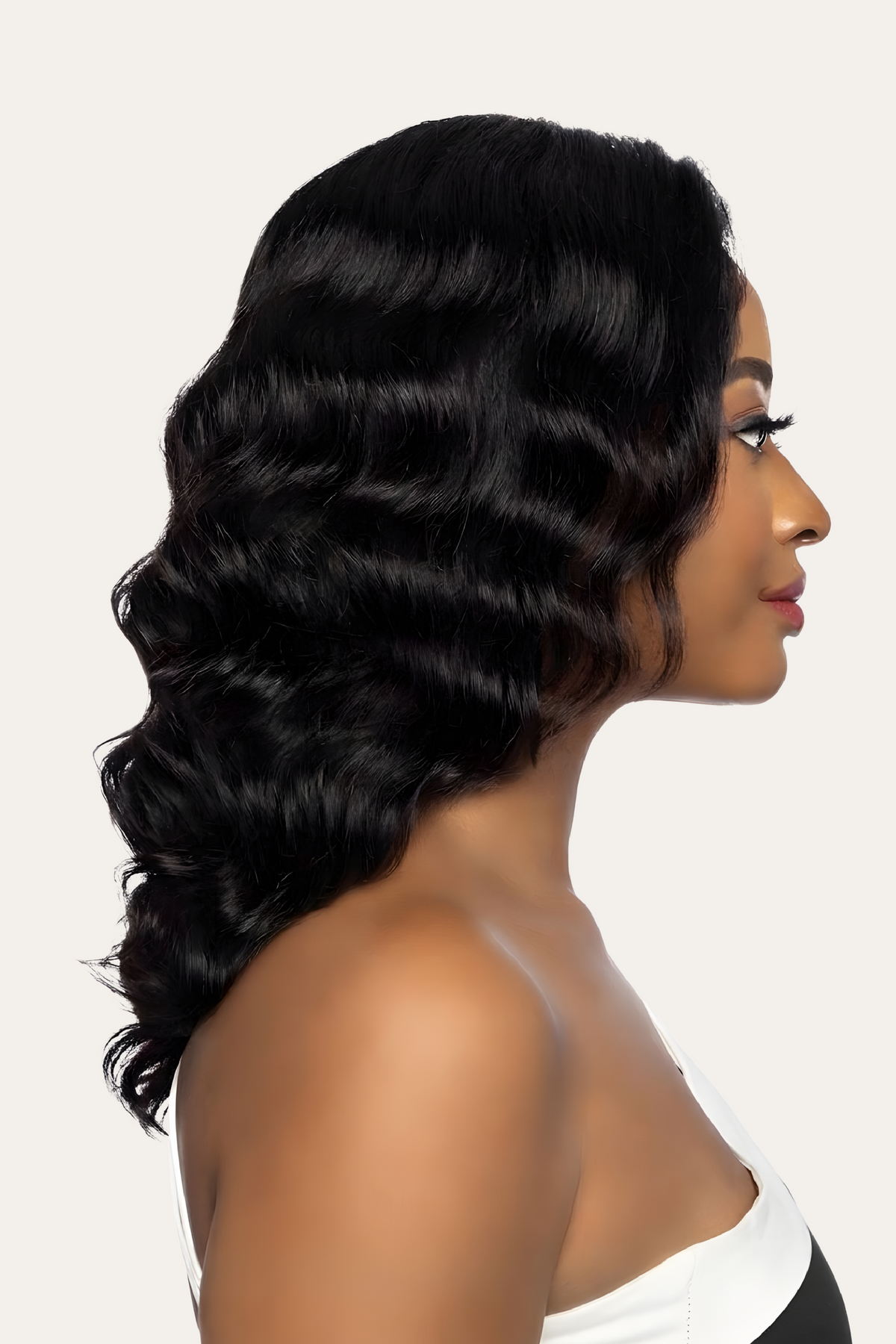 Mane Concept Trill TRE2104 Deep Body 100% Human Hair Wig 18"