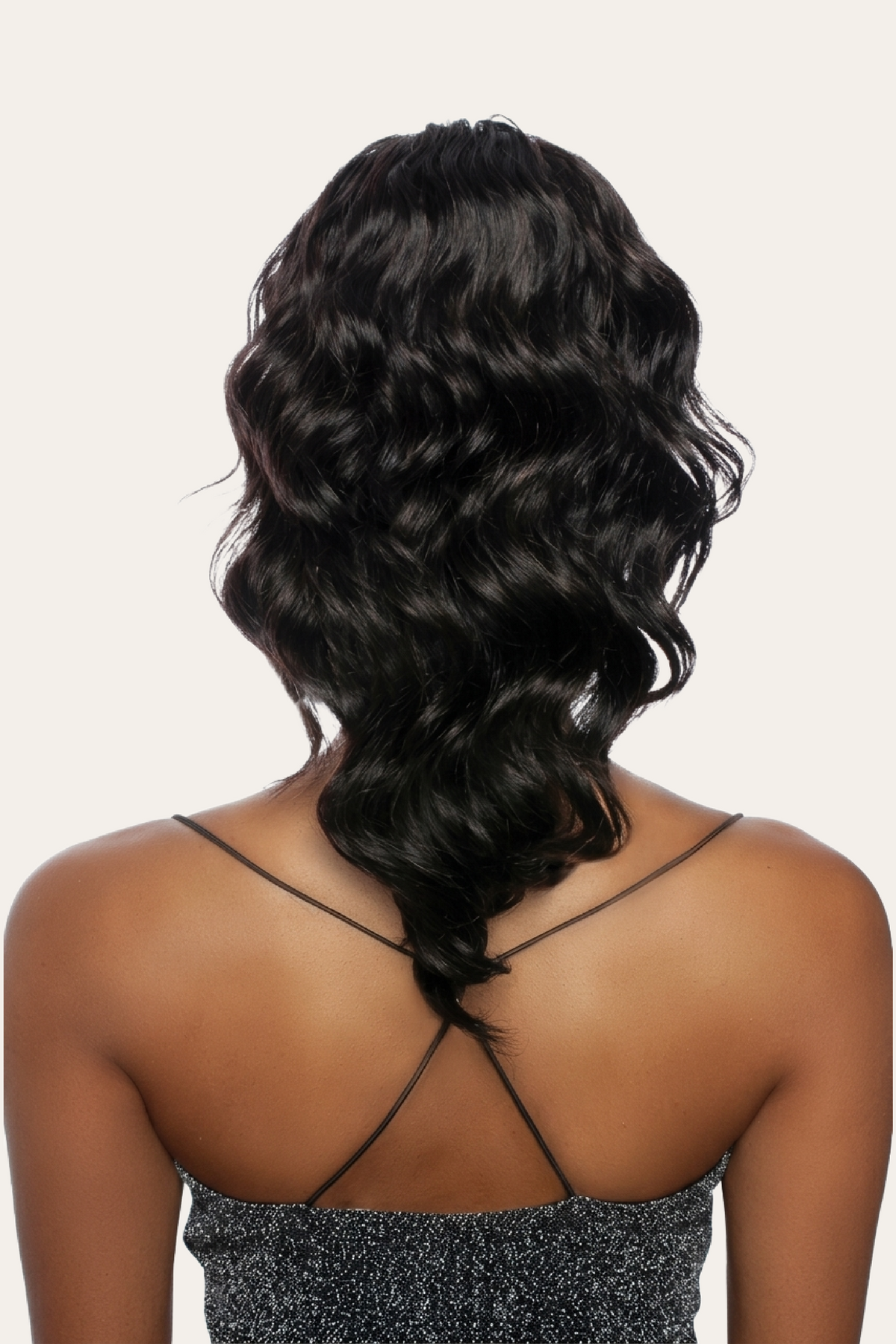 Mane Concept 100% Human Hair Loose Deep Drawstring Ponytail 16"
