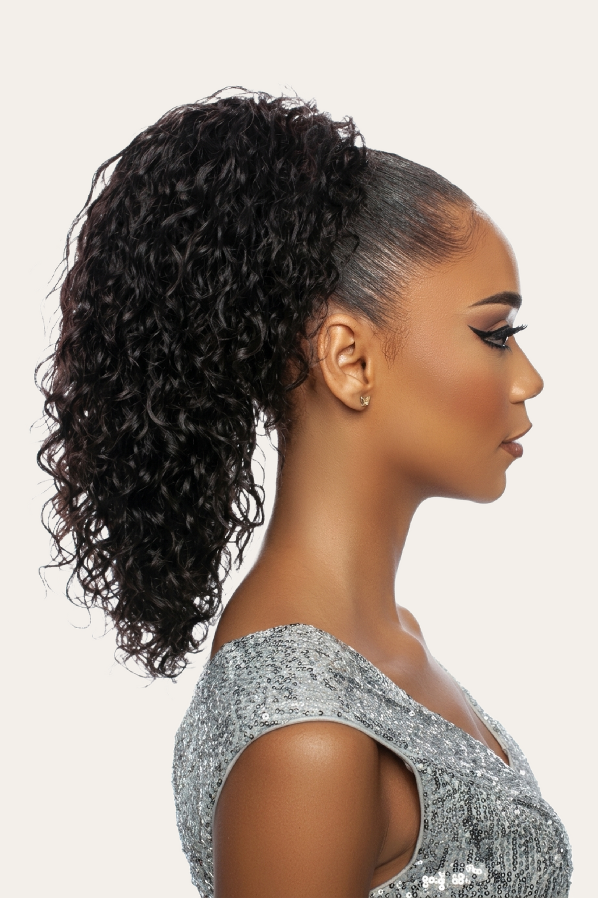 Mane Concept PRPE04 Spanish Wave Drawstring Ponytail 16"