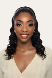 Mane Concept 100% Human Hair Loose Deep Drawstring Ponytail 20"