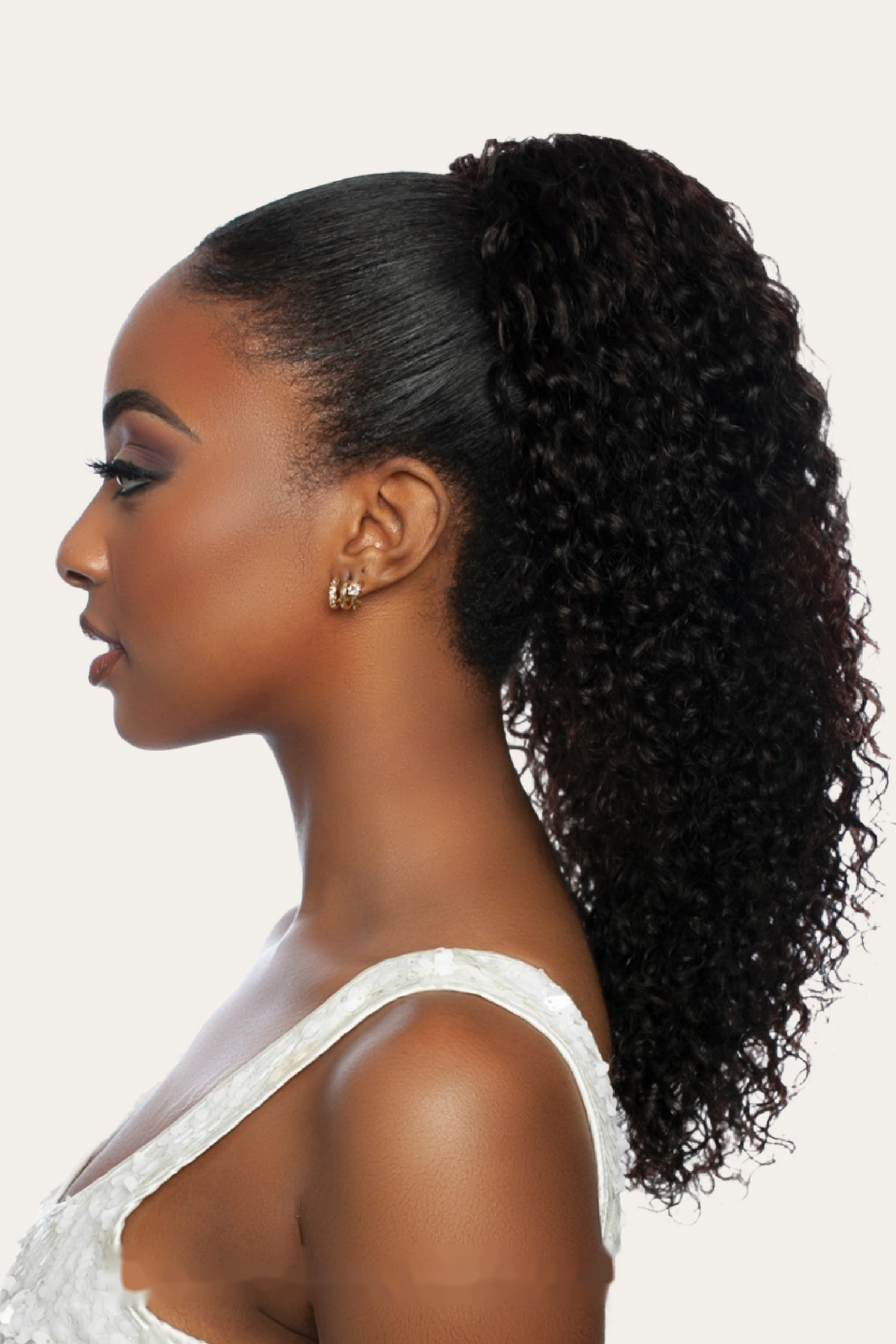 Mane Concept Spanish Wave Drawstring Ponytail 20" Pristine