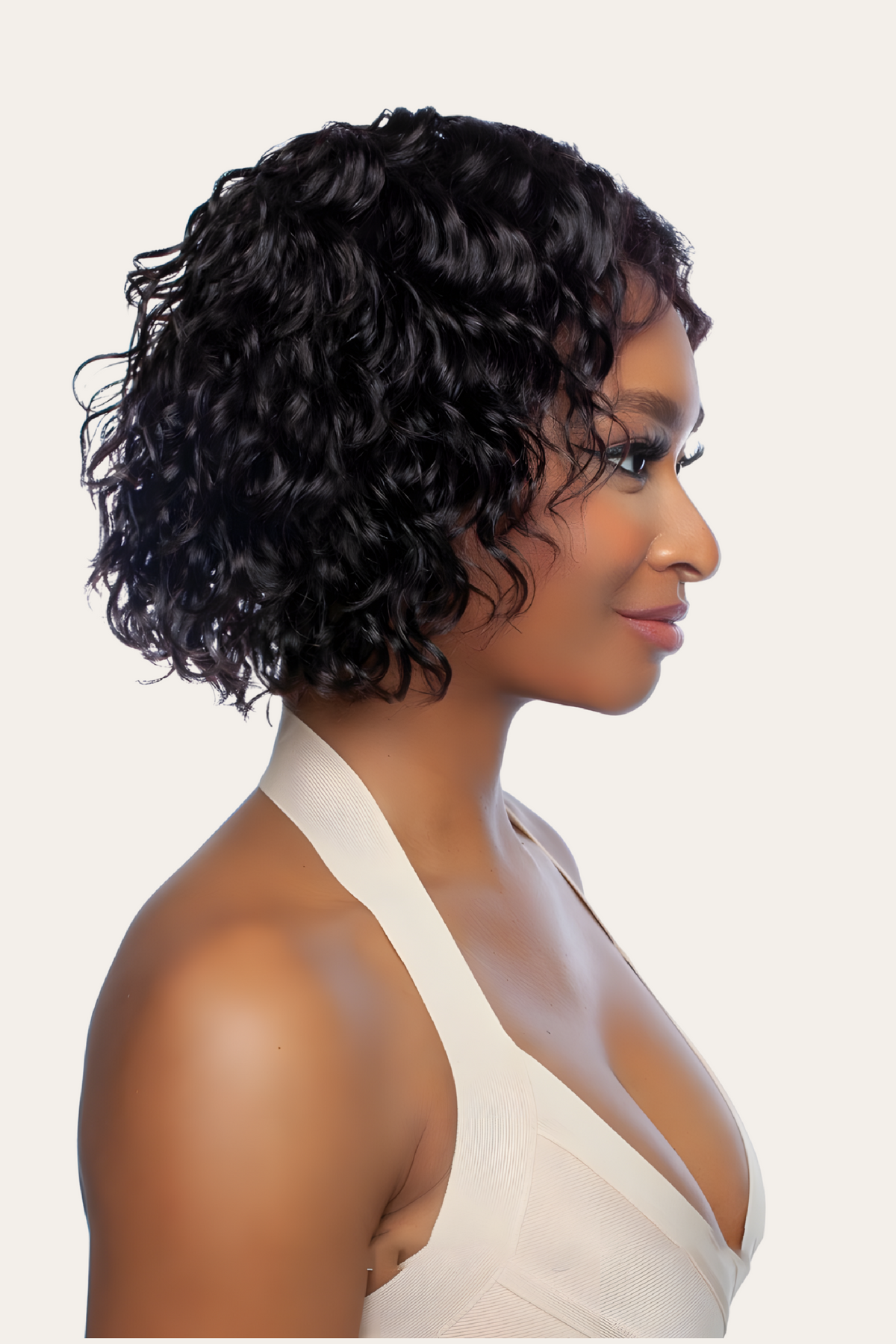 Mane Concept Human Hair TRE2108 Deep Wave 10" Wig
