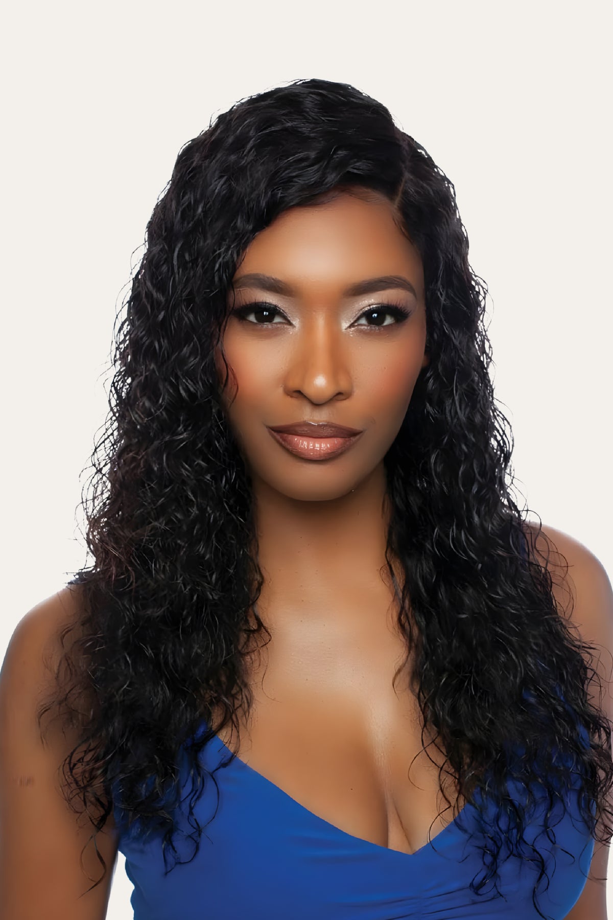 Mane Concept Trill Unprocessed Human Hair HD Lace Front Wig Glueless Deep Wave 24"