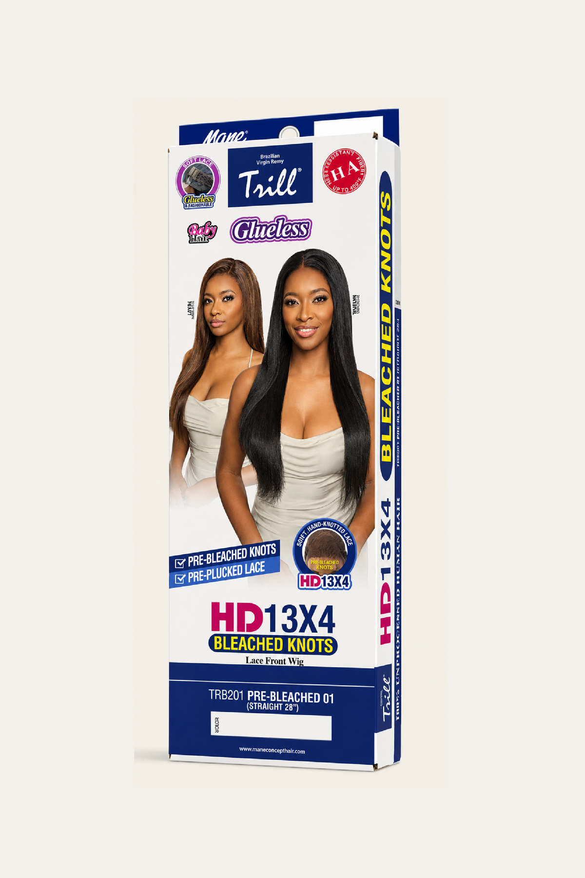 Mane Concept Trill Pre-Bleached Straight Wig 28"