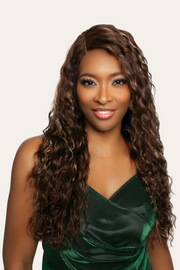 Mane Concept 13x4 Pre-Bleached Loose Deep Wig, 28"