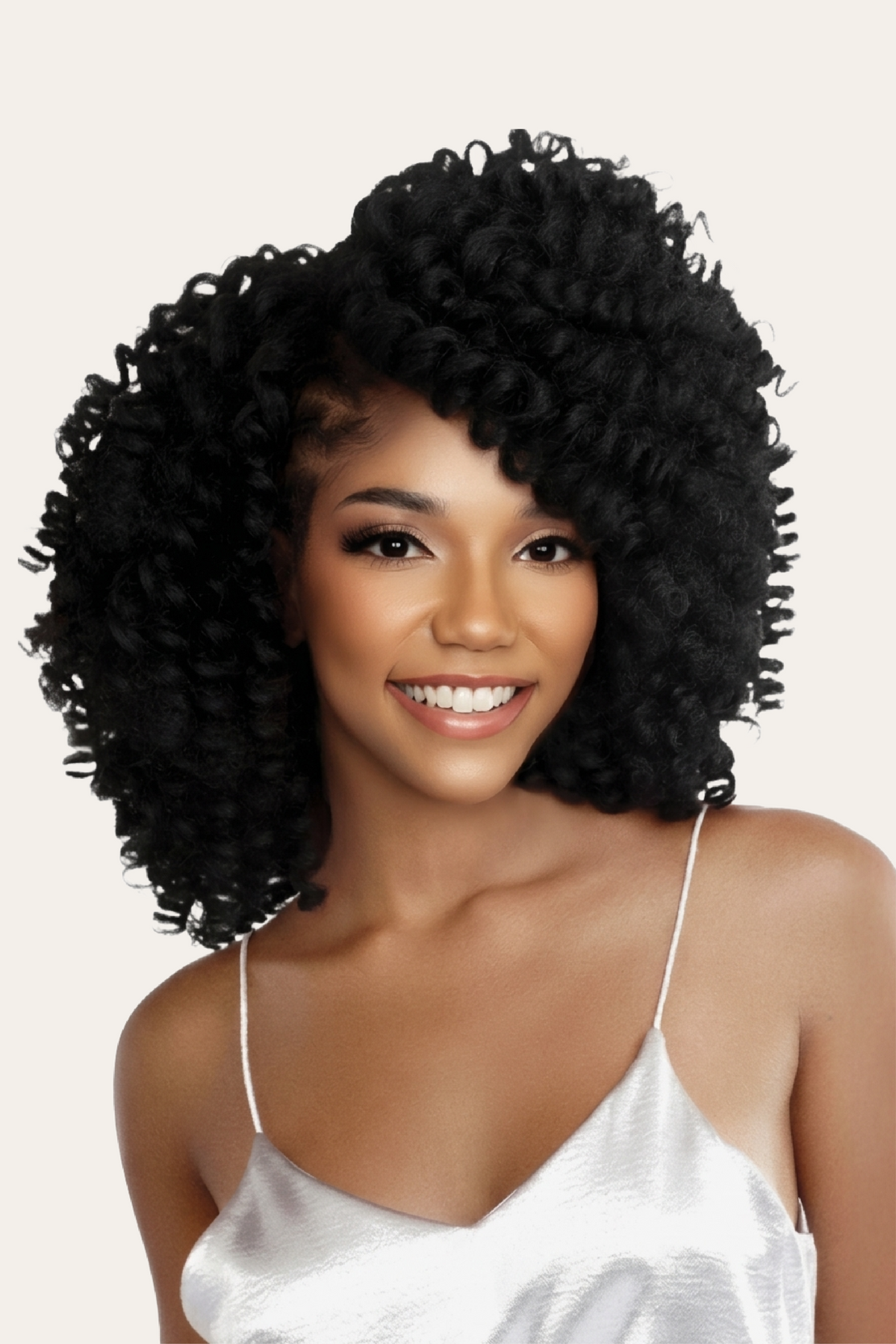 Mane Concept Human Hair Micro Crochet Afro Kinky 18"