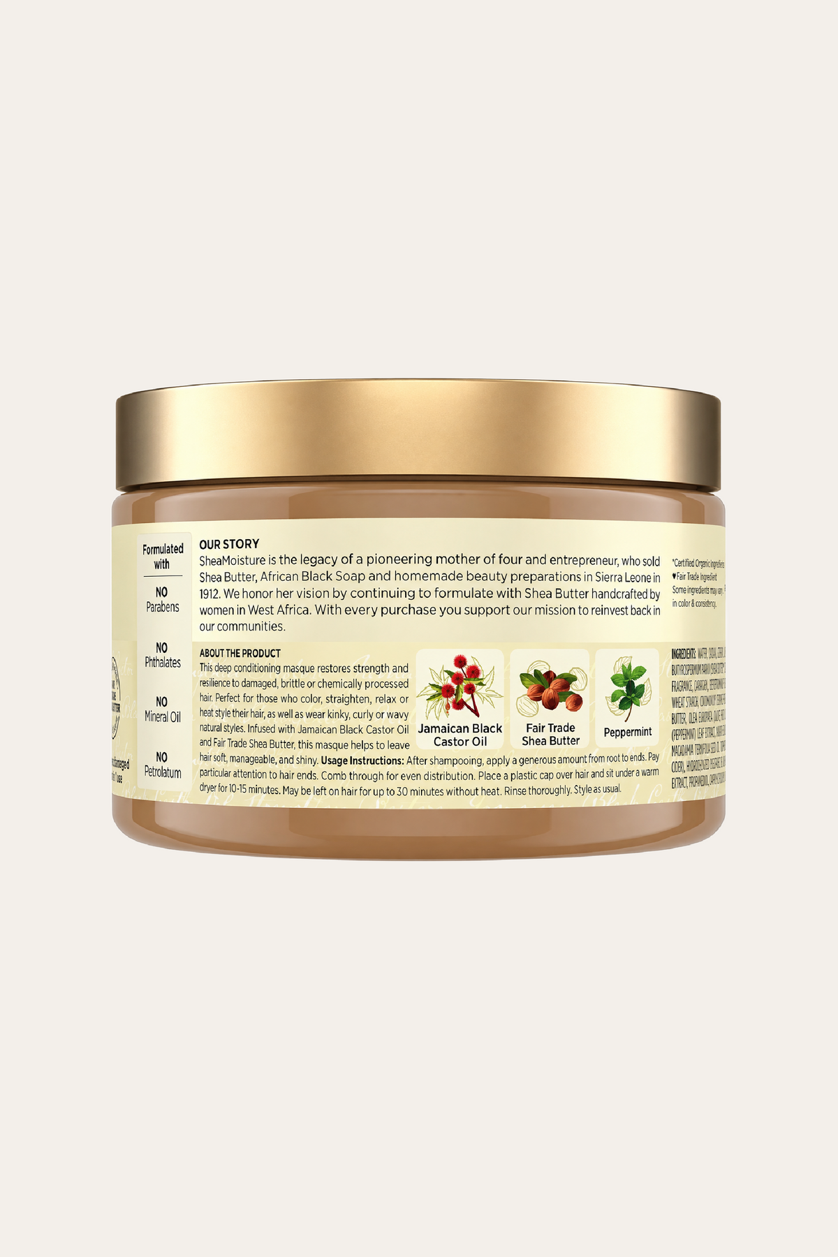 SheaMoisture Jamaican Black Castor Oil Treatment Masque 11.5 Oz