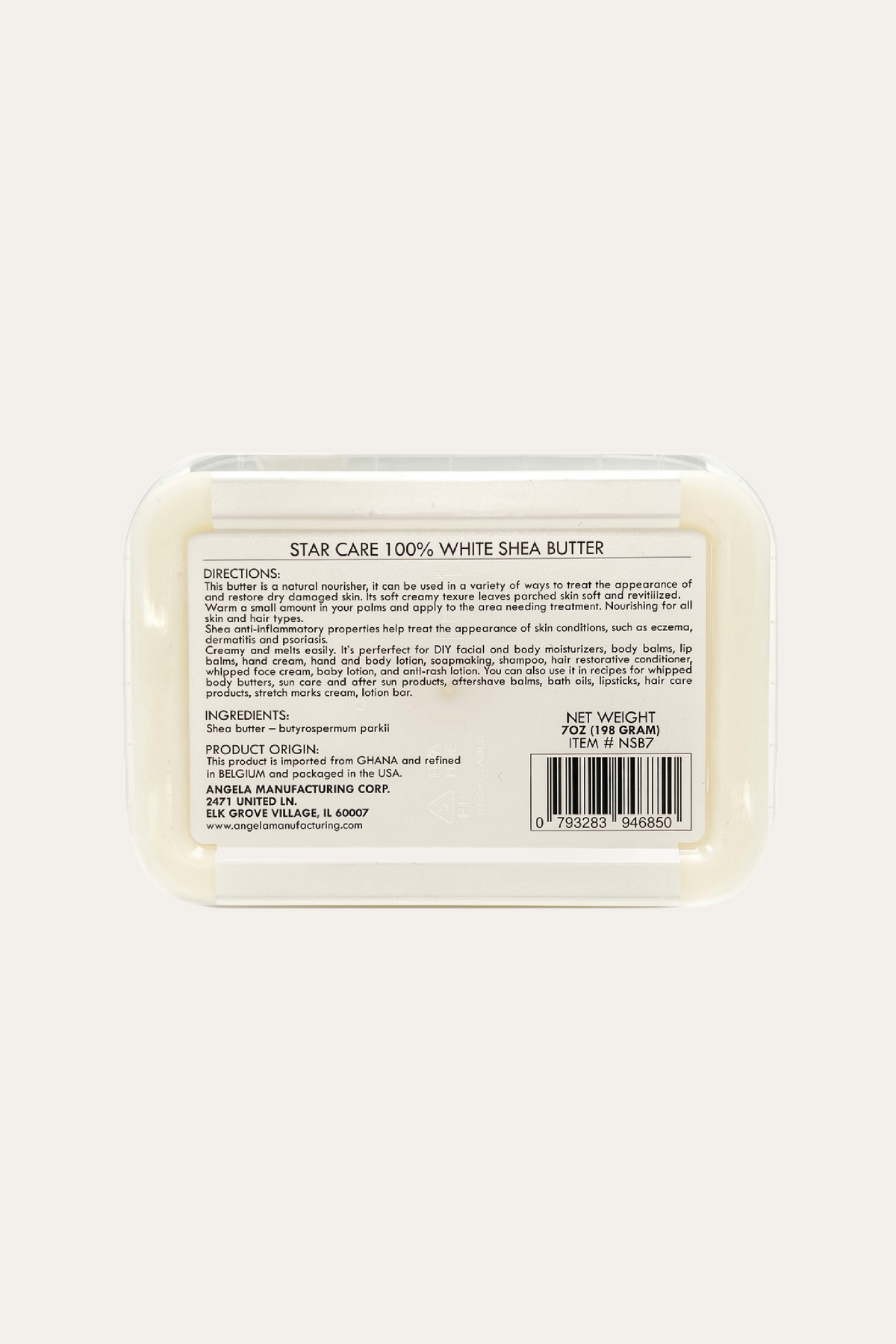 Star Care 100% White Shea Nut Butter