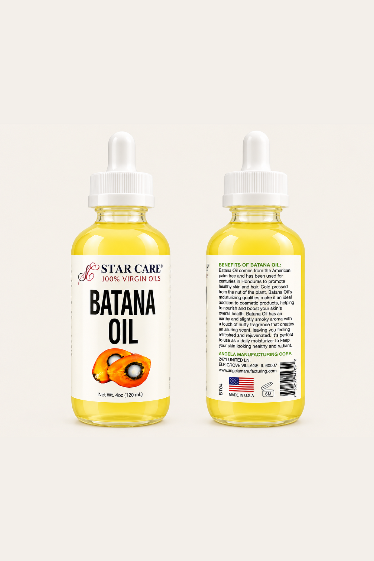 Batana Oil 100% Virgin Oils 4 Oz