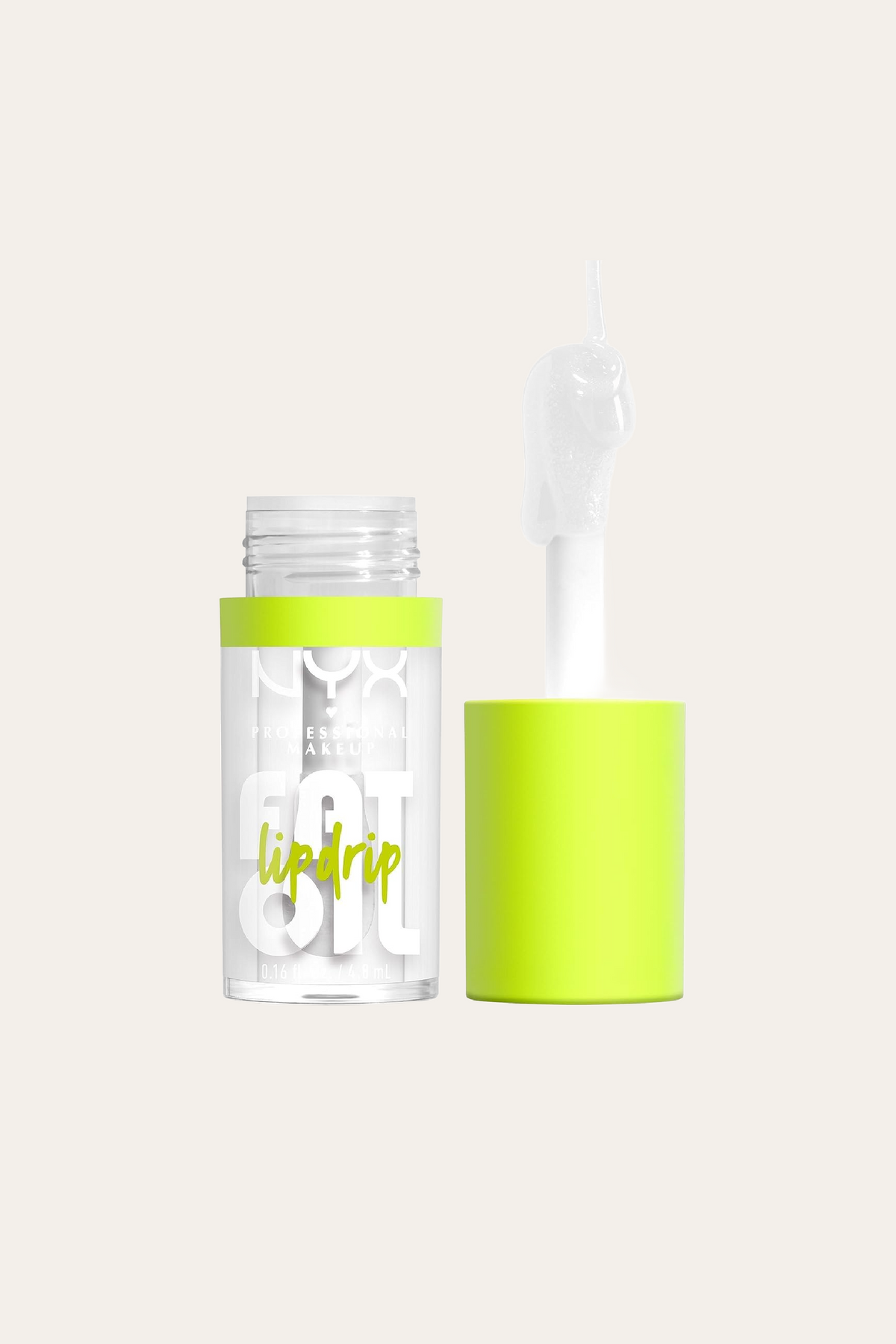 NYX Professional Makeup Fat Oil Lip Drip Lip Gloss - Clear 0.16 Oz