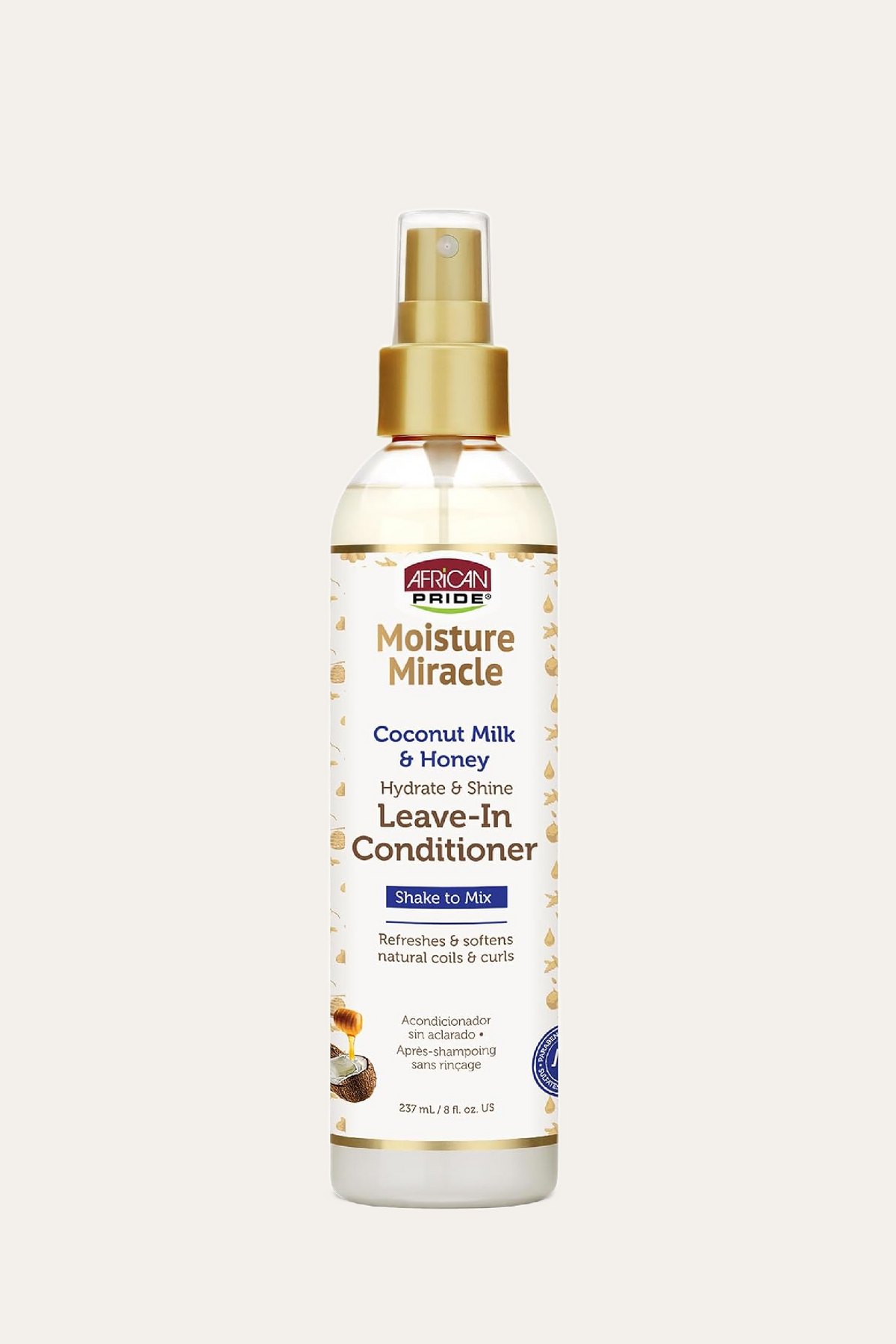 African Pride Moisture Miracle Leave-In Conditioner Spray 8 Oz