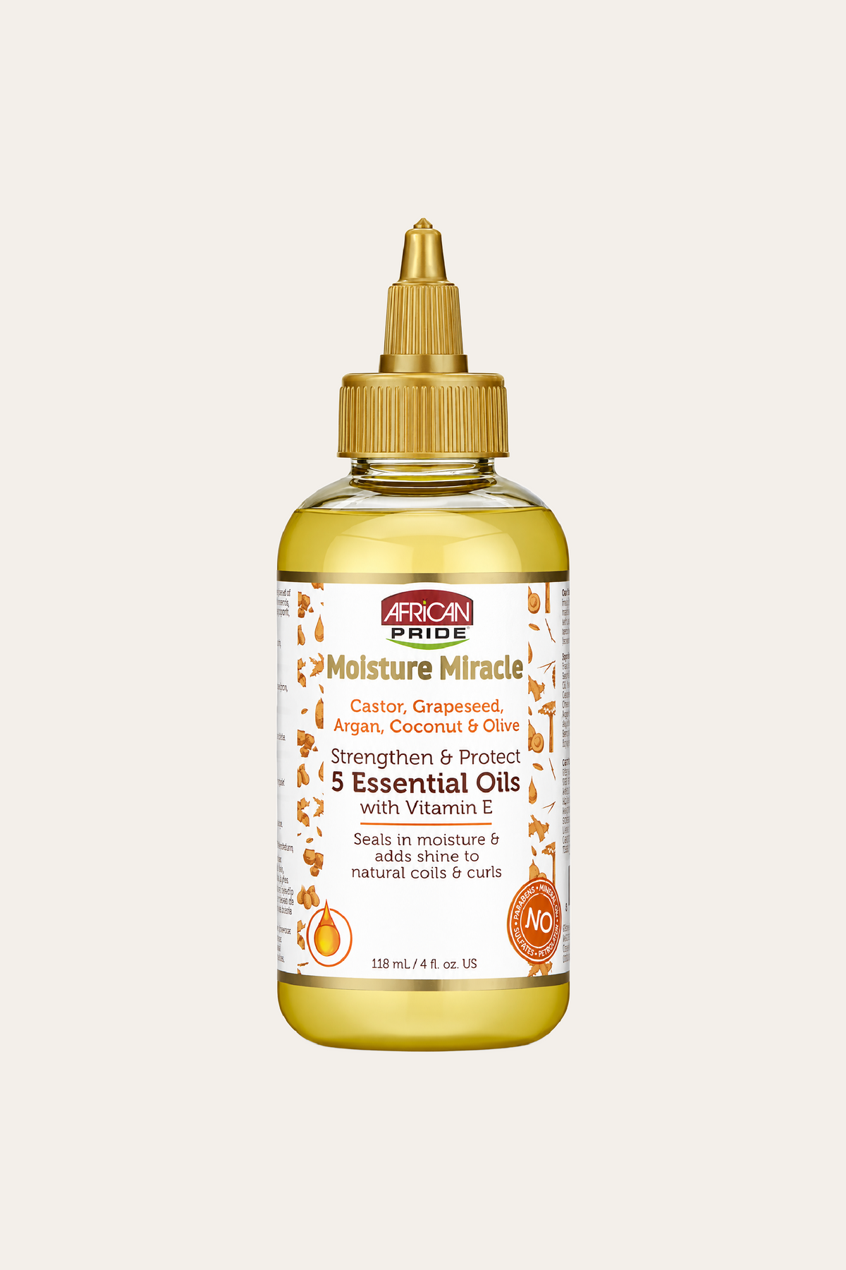 African Pride Moisture Miracle 5 Essential Hair Oils with Vitamin E
