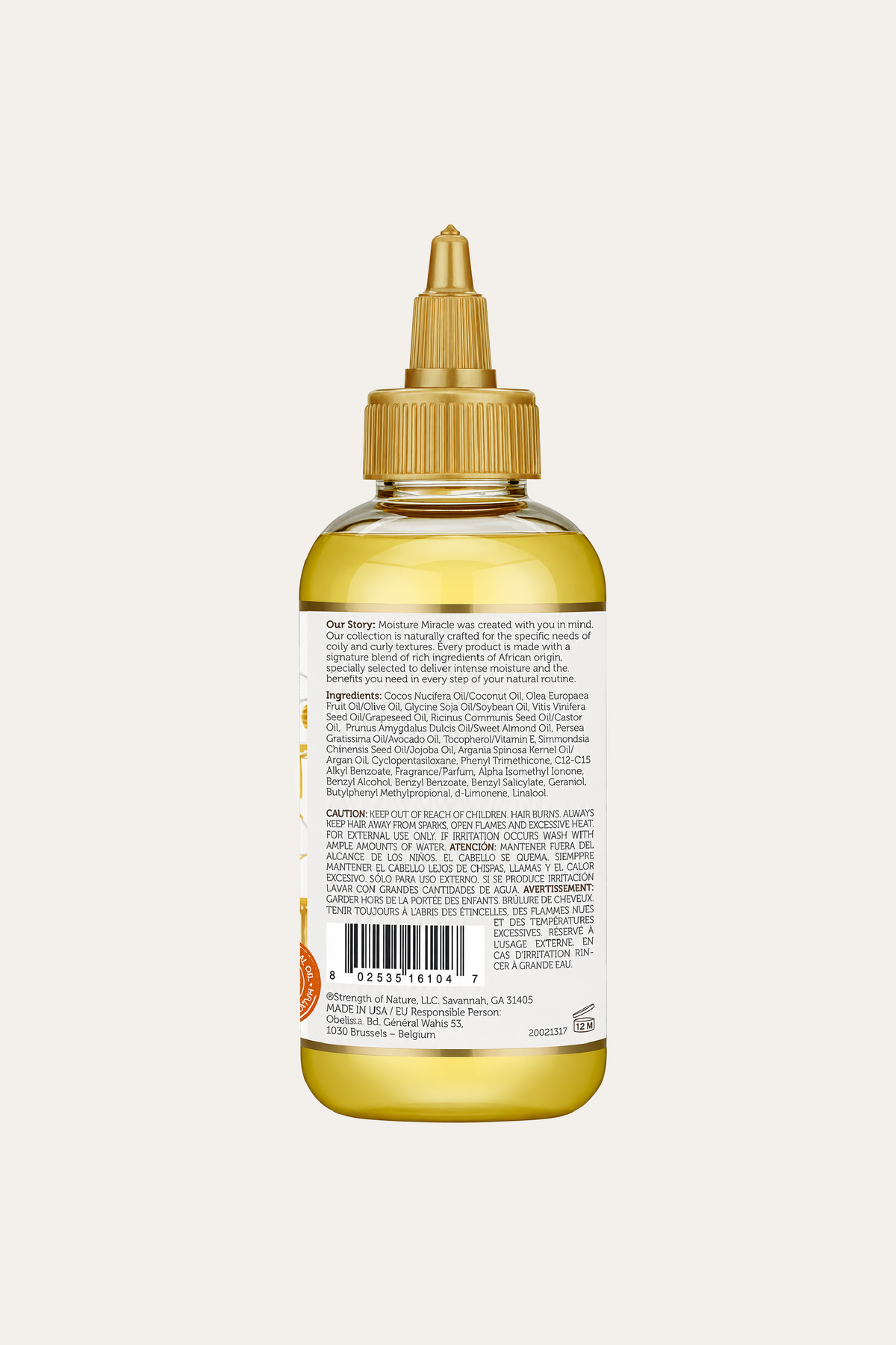 African Pride Moisture Miracle 5 Essential Hair Oils with Vitamin E