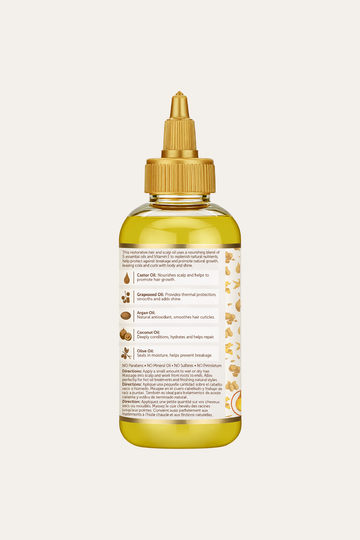 African Pride Moisture Miracle 5 Essential Hair Oils with Vitamin E
