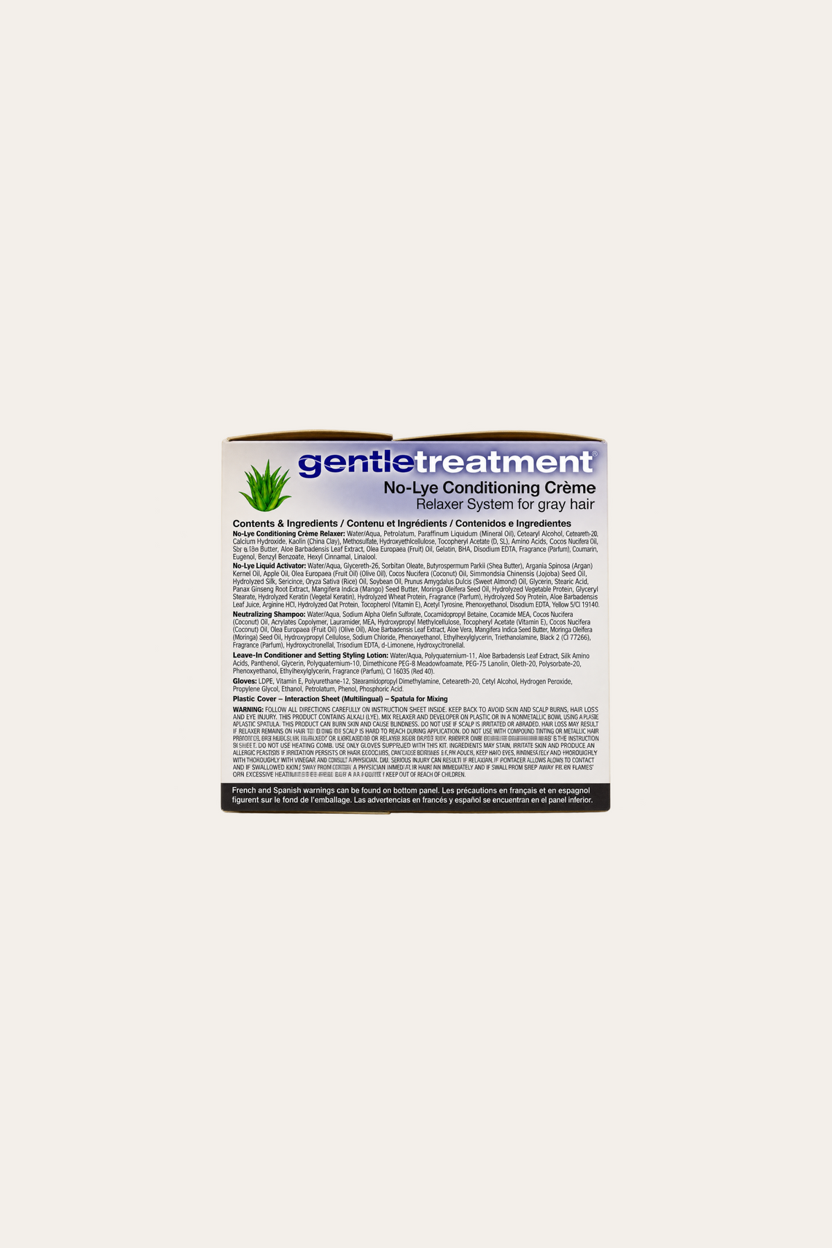 Gentle Treatment No-Lye Relaxer Gray