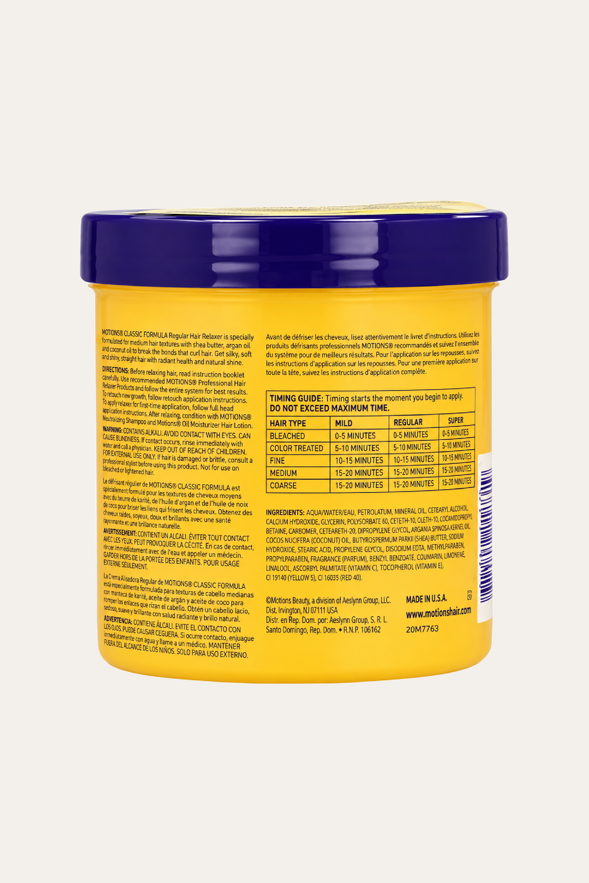 Motions Professional Hair Relaxer Regular For Medium Hair Textures  – 15 Oz