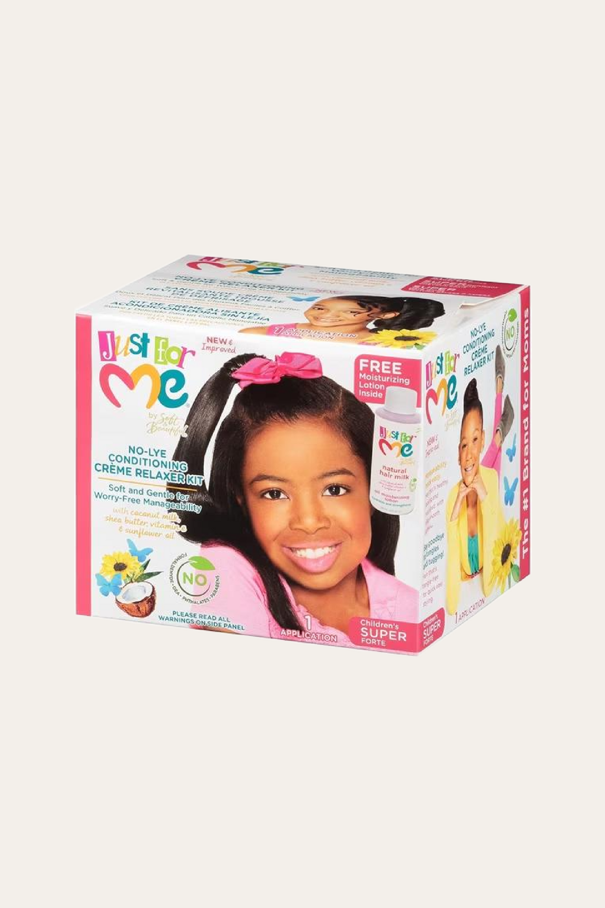 Just for Me No-Lye Conditioning Creme Relaxer Kit-Children's Super