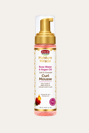 African Pride Moisture Miracle Rose Water & Argan Oil Curl Mousse 8.5 Oz