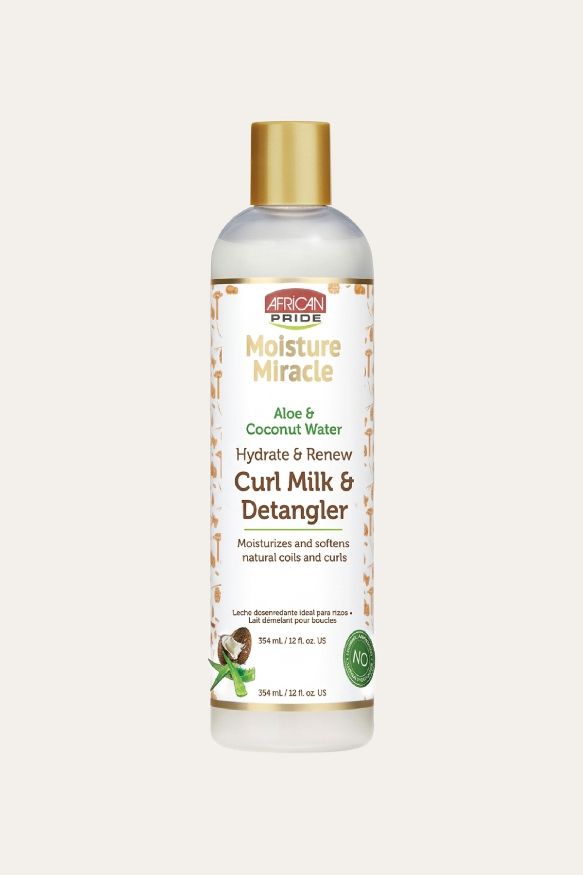 African Pride Moisture Miracle Curl Milk & Detangler 12 Oz
