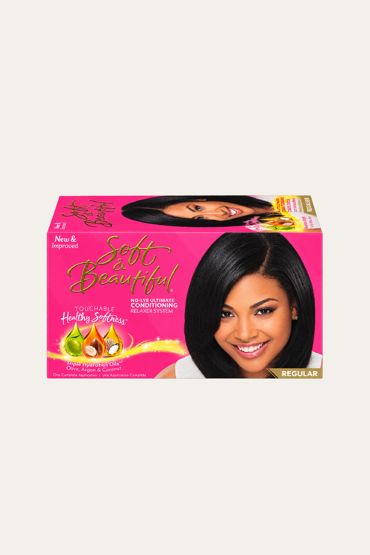 Soft & Beautiful No Lye Conditioning Regular Relaxer Kit