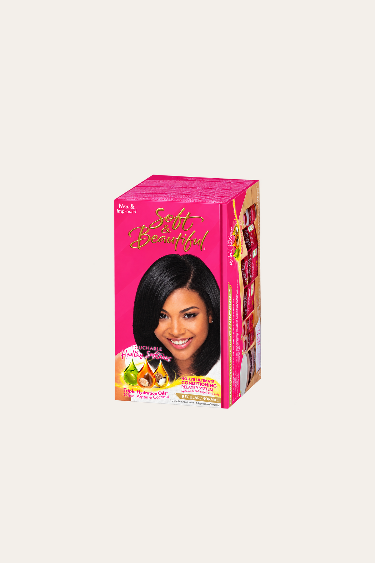 Soft & Beautiful No Lye Conditioning Regular Relaxer Kit