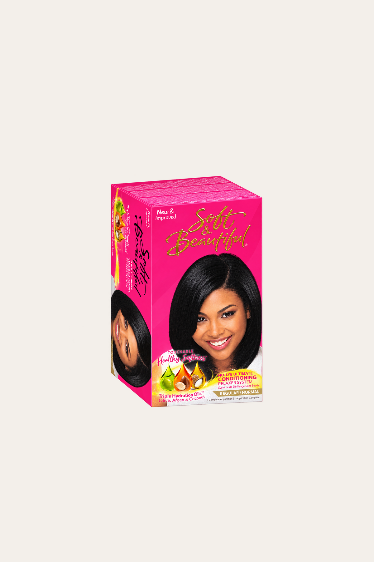 Soft & Beautiful No Lye Conditioning Regular Relaxer Kit