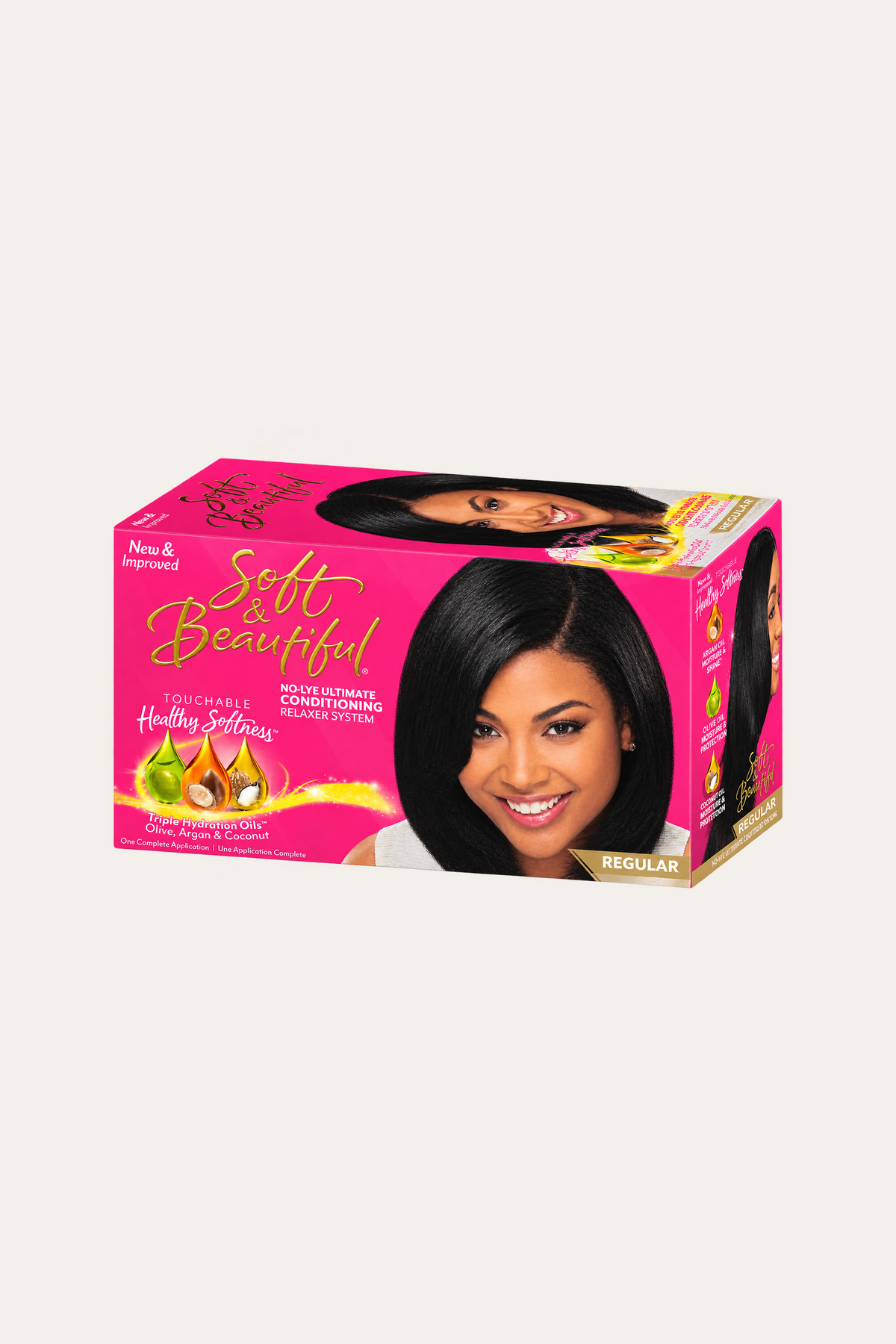 Soft & Beautiful No Lye Conditioning Regular Relaxer Kit