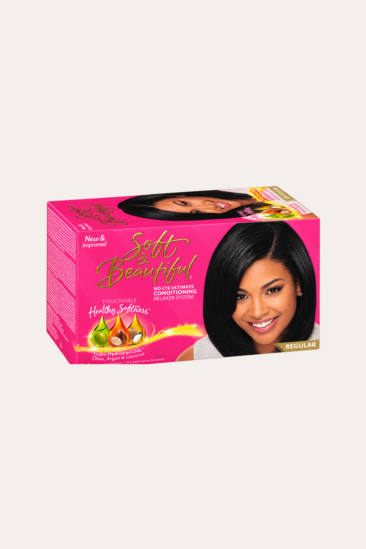Soft & Beautiful No Lye Conditioning Regular Relaxer Kit