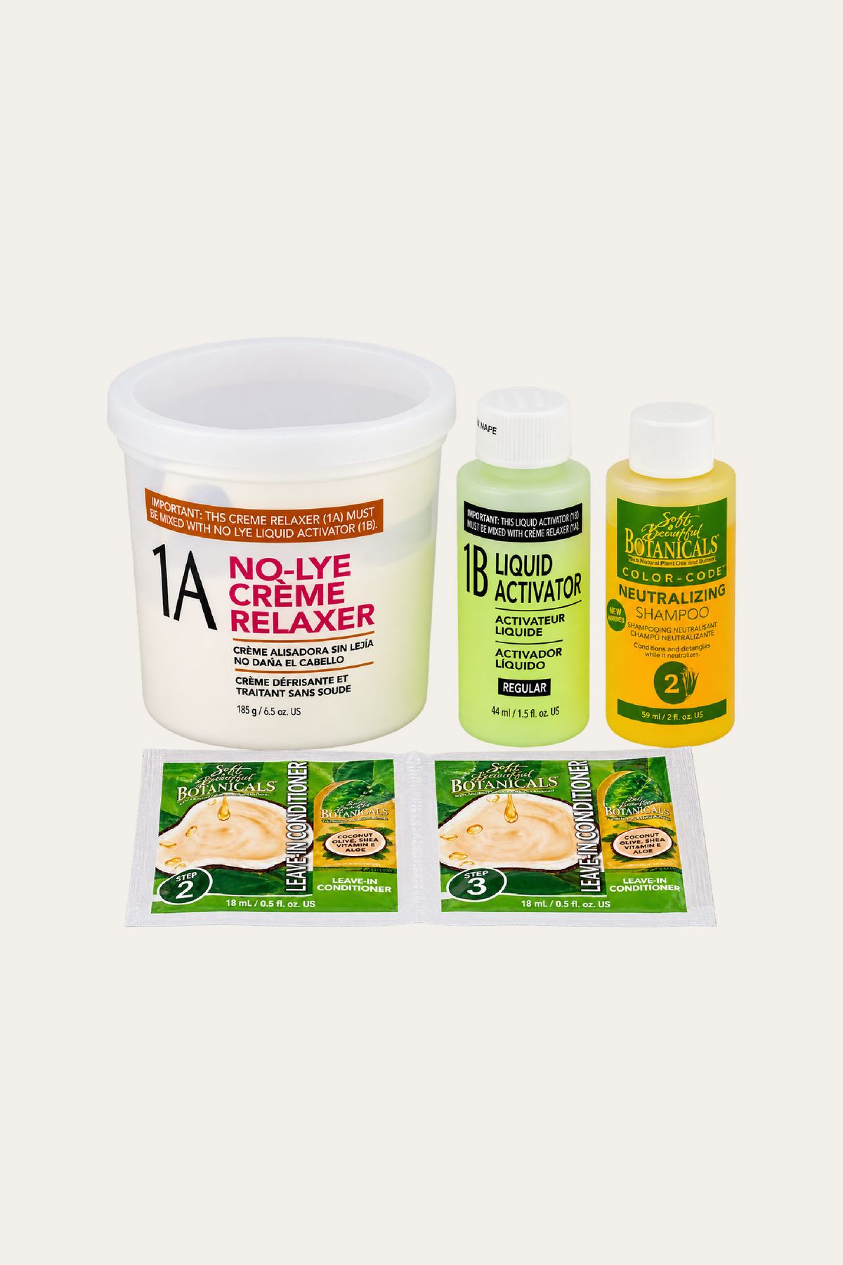 Soft & Beautiful Botanicals Relaxer Kit Regular