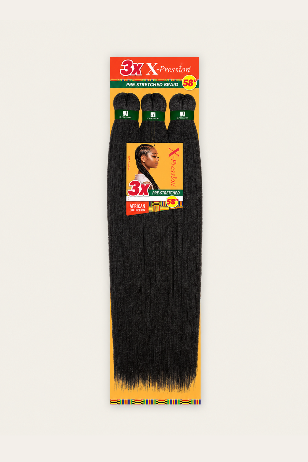 Sensationnel African Collection X-Pression 3X Pre-Stretched Braid 58"