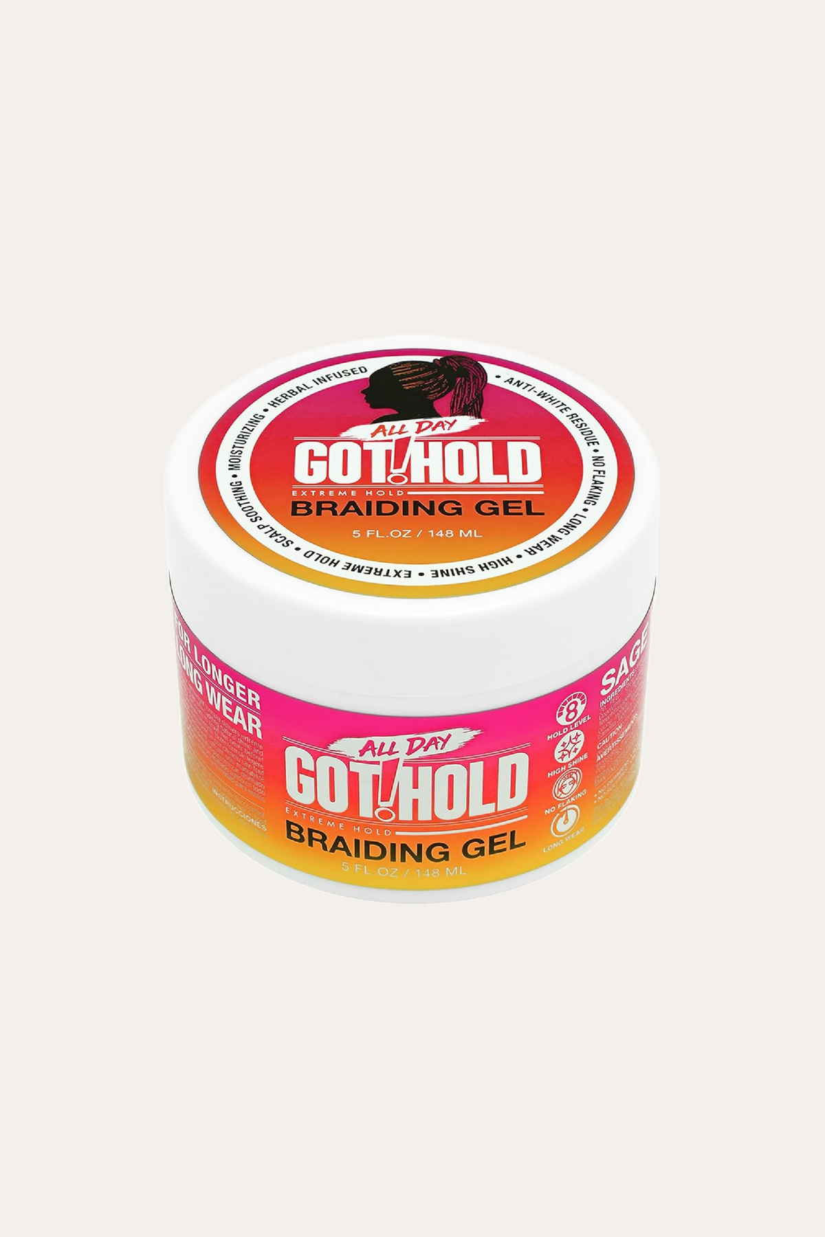 All Day Got Hold Braiding Gel Extreme Hold 5 Oz