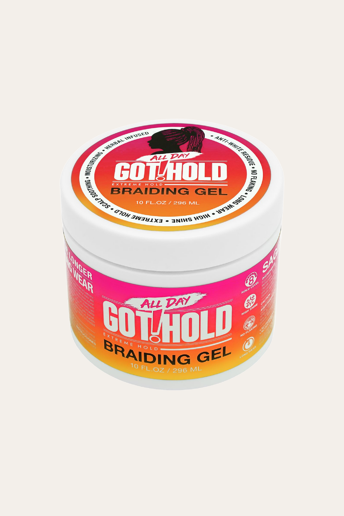 All Day Got Hold Braiding Gel 10 Oz