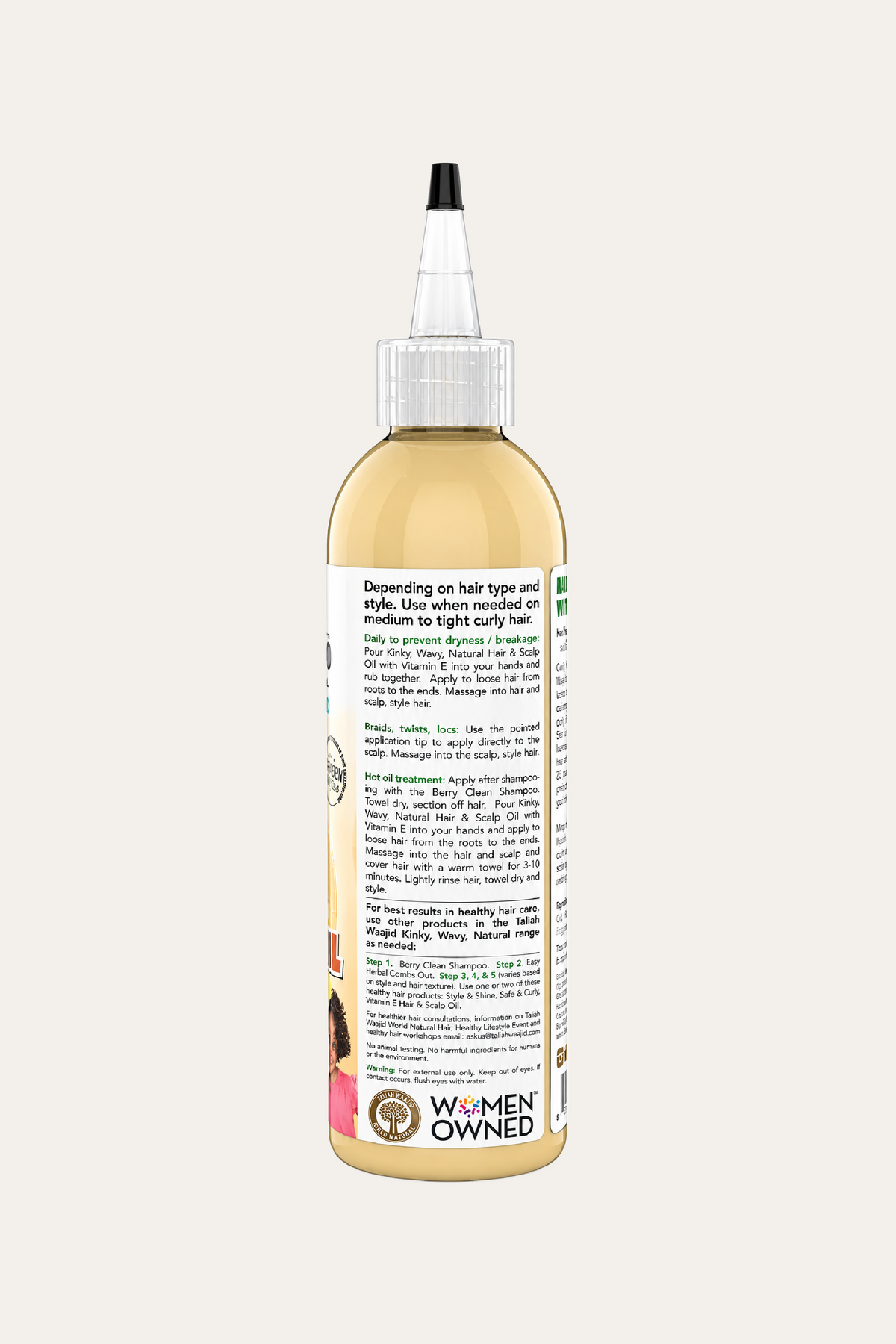 Taliah Waajid Kinky Wavy Natural Hair Scalp Oil, 8 Oz