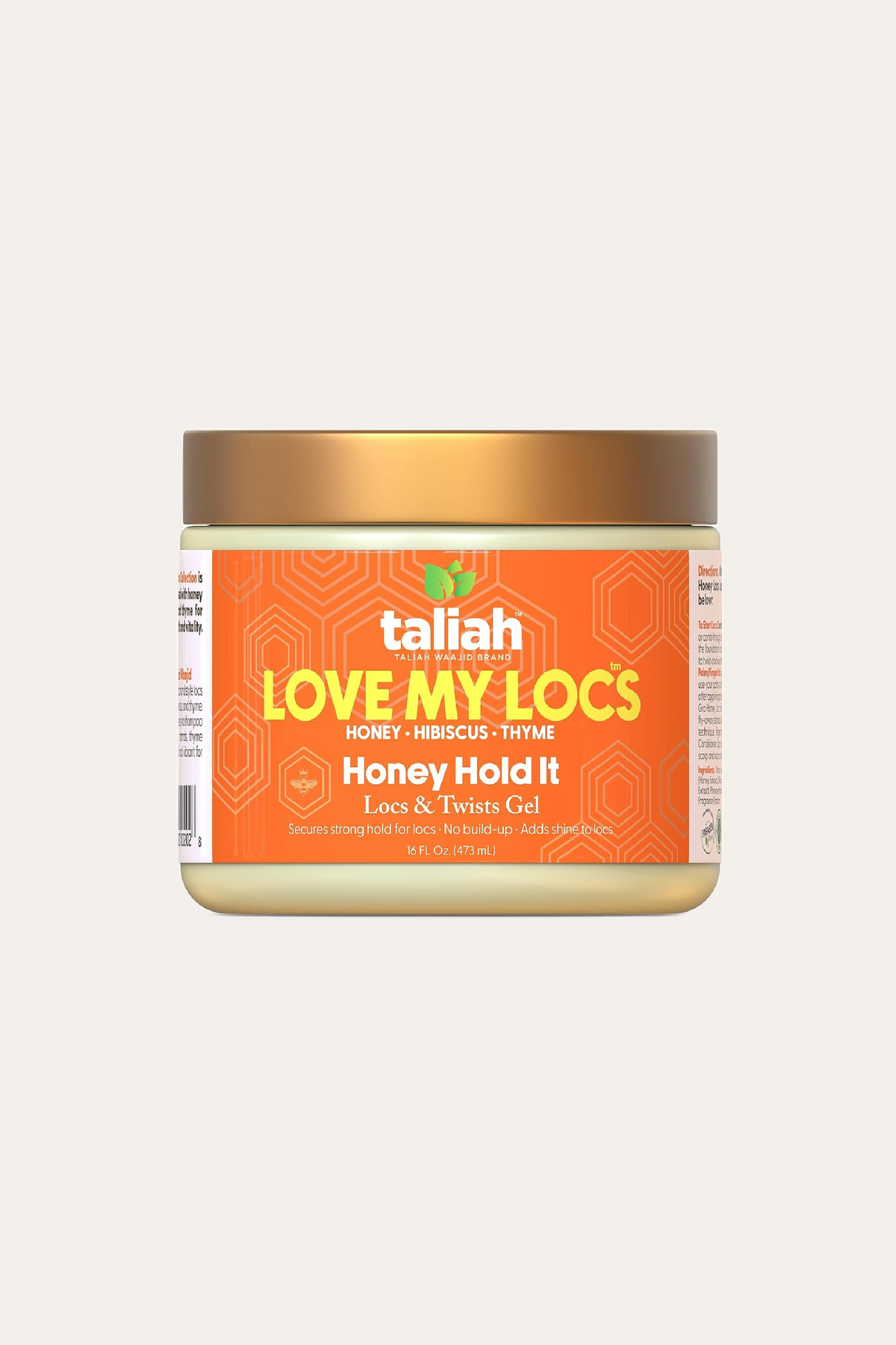 Taliah Waajid Love My Locs Honey Hold It Locs & Twists Gel 16 Oz