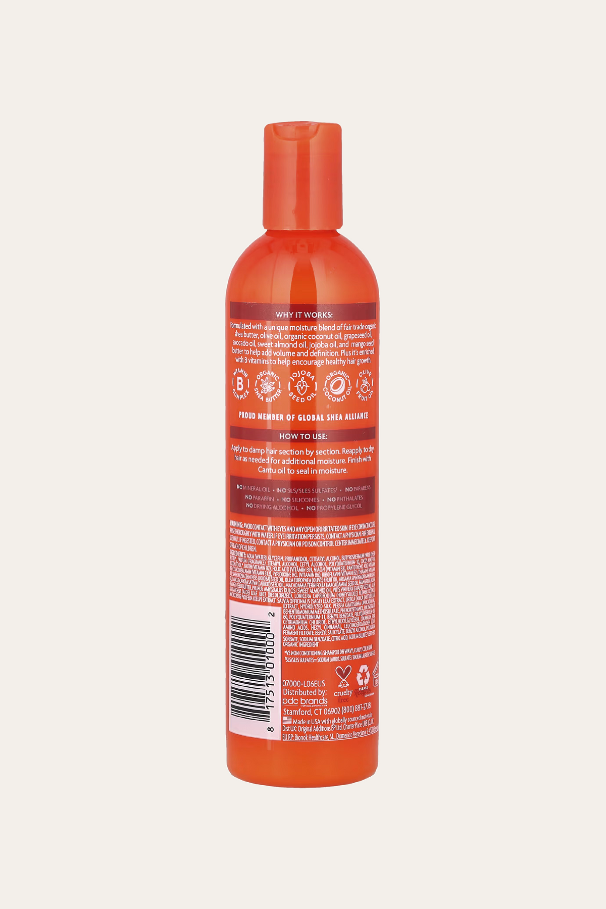 Cantu Hair Moisturizing Curl Activator Cream 12 Oz