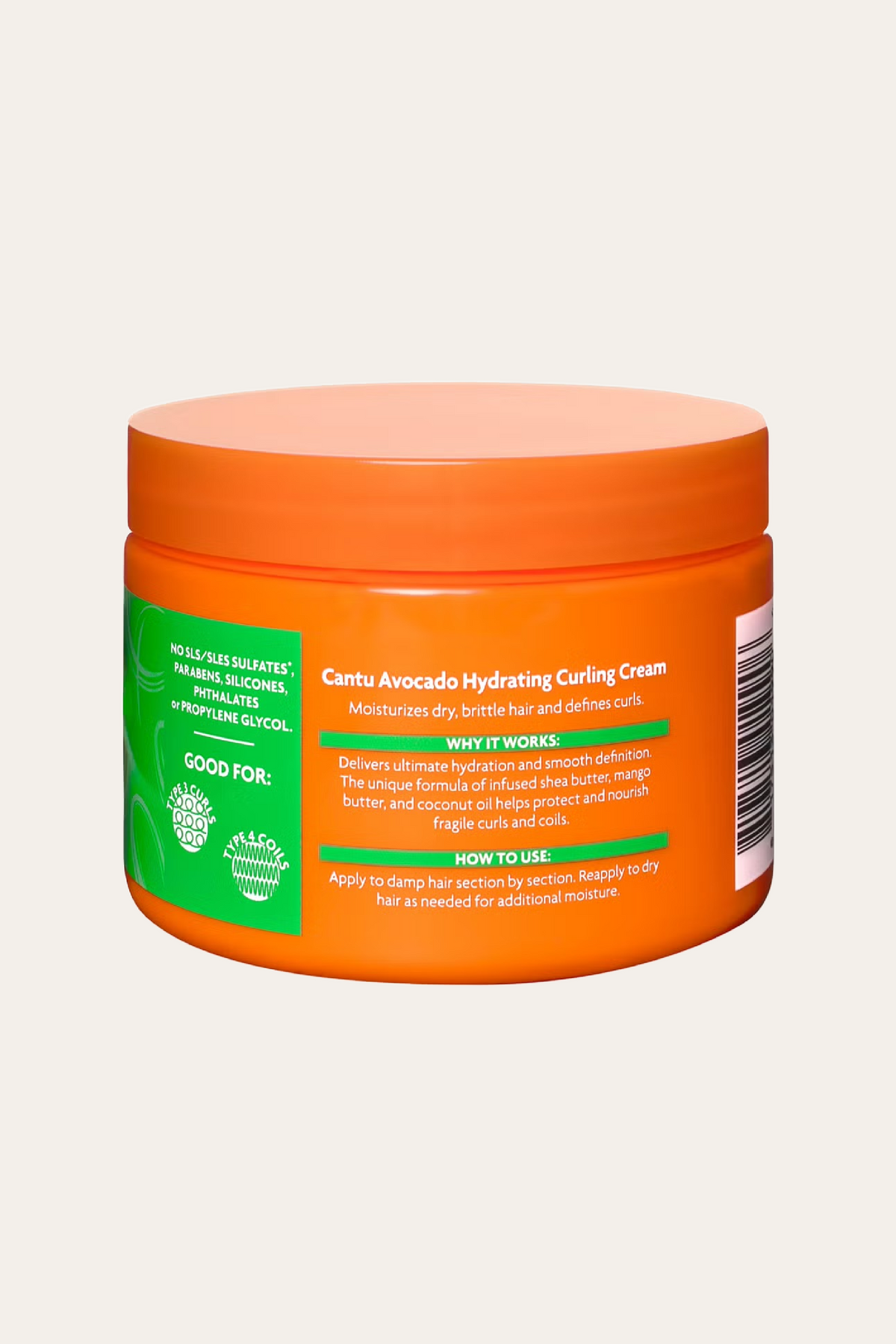 Cantu Avocado Hydrating Curling Cream 12 Oz