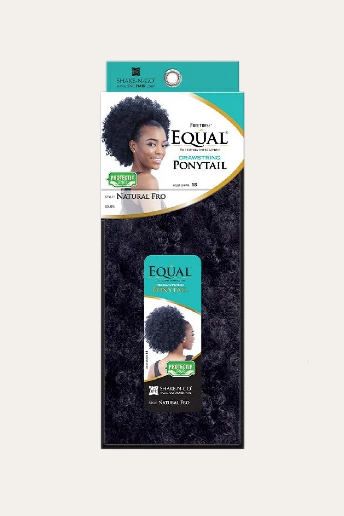 Freetress Equal Synthetic Drawstring Ponytail - Natural Fro