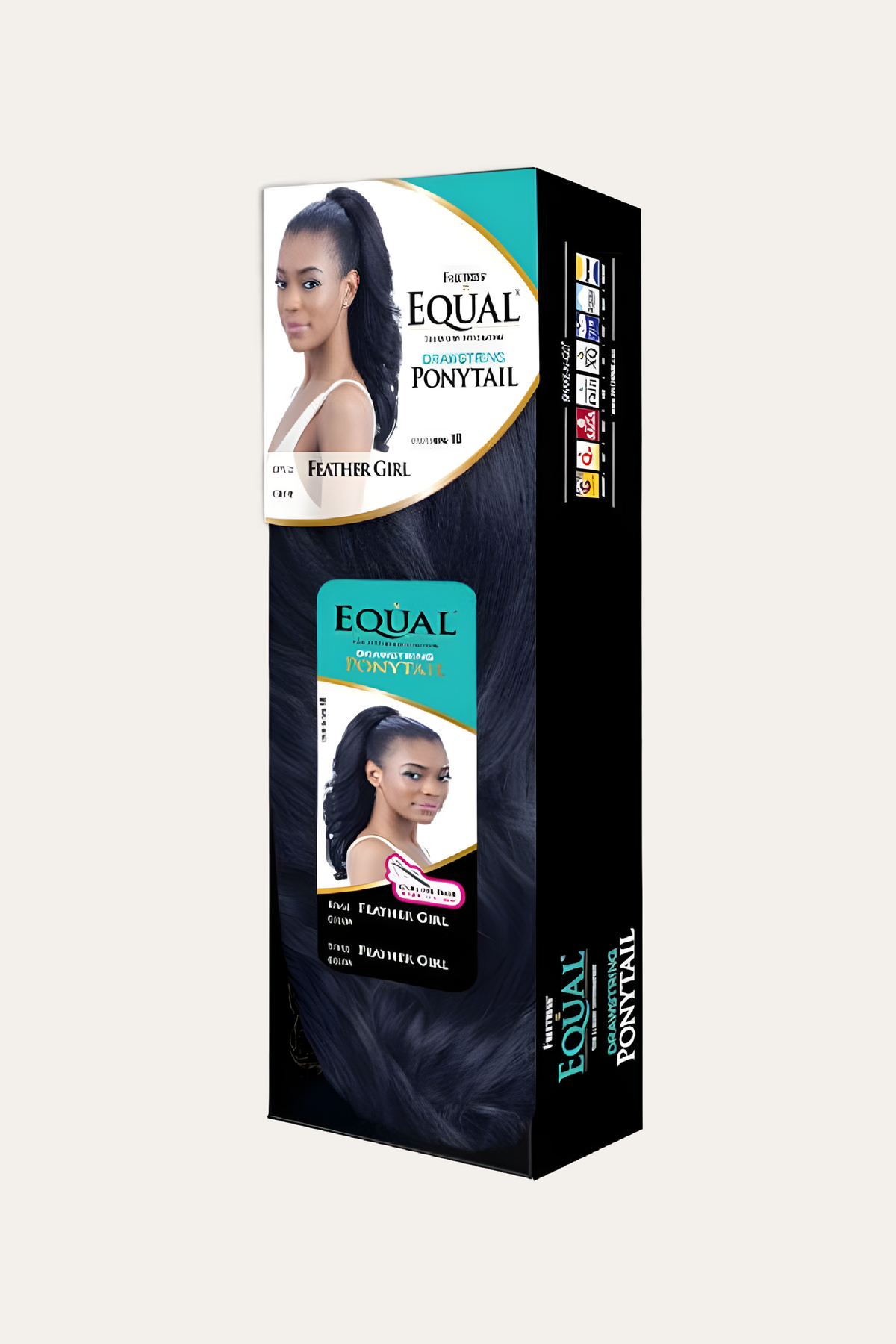 Shake-N-Go Freetress Equal Drawstring Ponytail - FEATHER GIRL