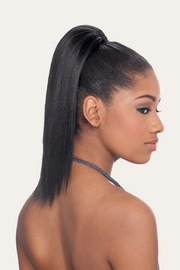 Equal Weave Drawstring Ponytail Yaky Straight 12"