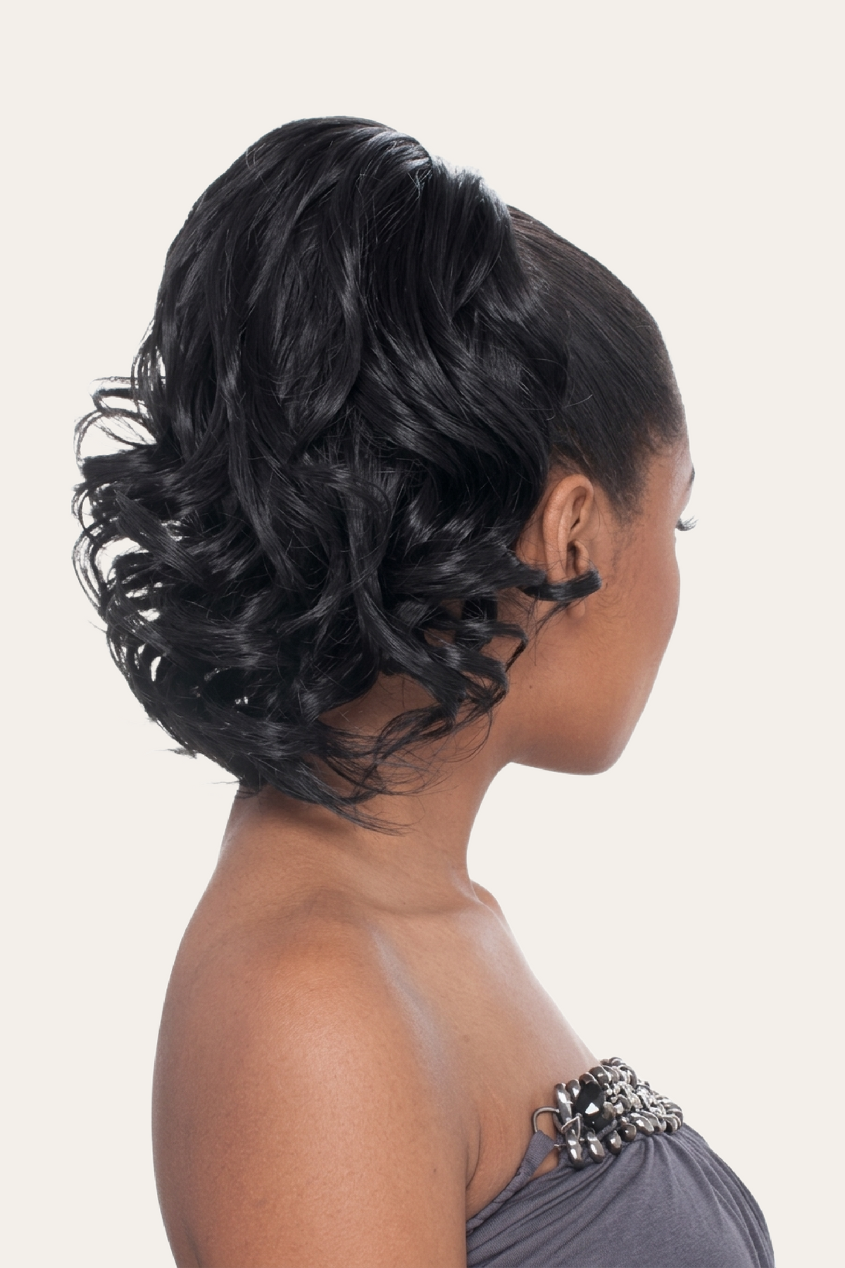 Equal Weave Drawstring Ponytail Yaky Straight 12"