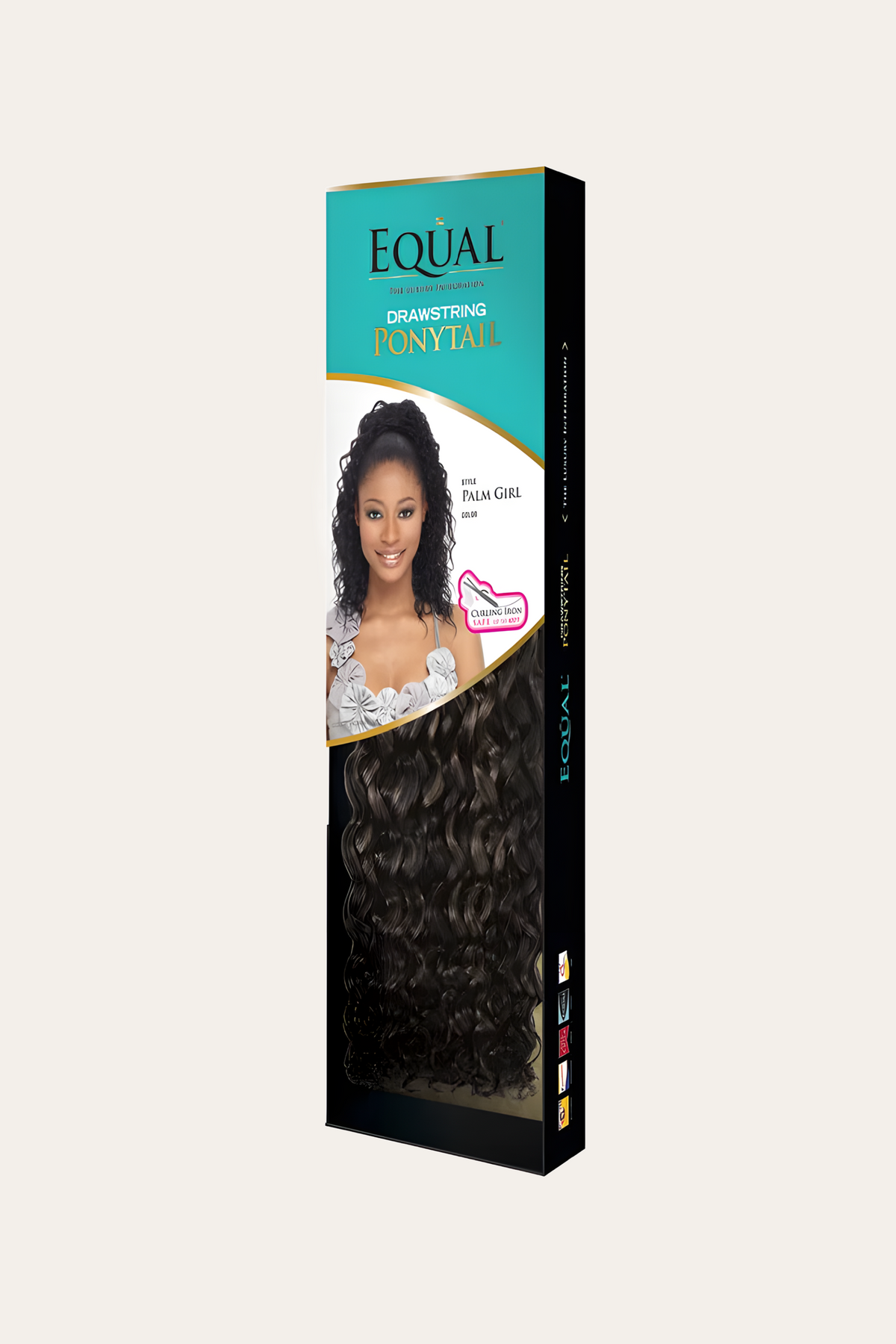 Shake-N-Go FreeTress Equal Drawstring Ponytail - Yaky Straight 24"
