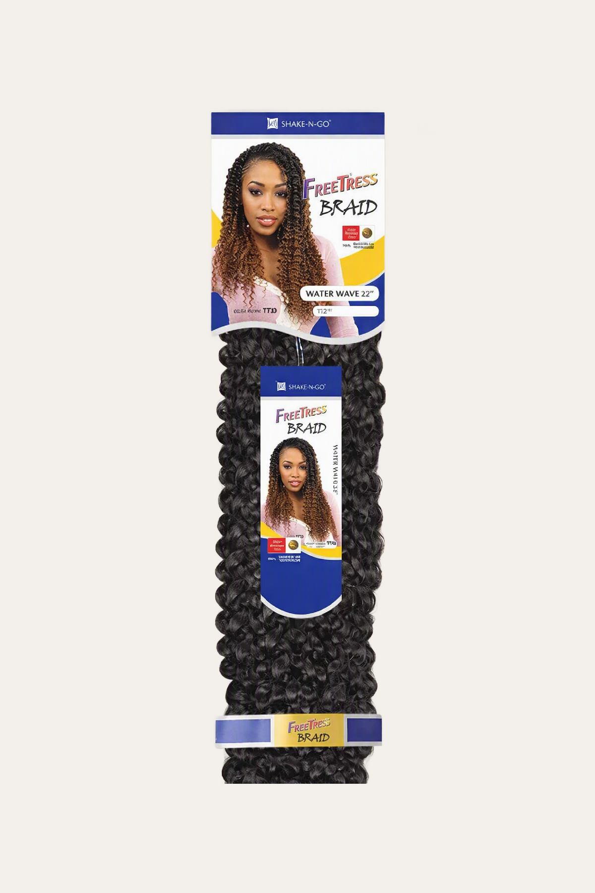Shake n Go Freetress Crochet Braid Water Wave Bulk 22"