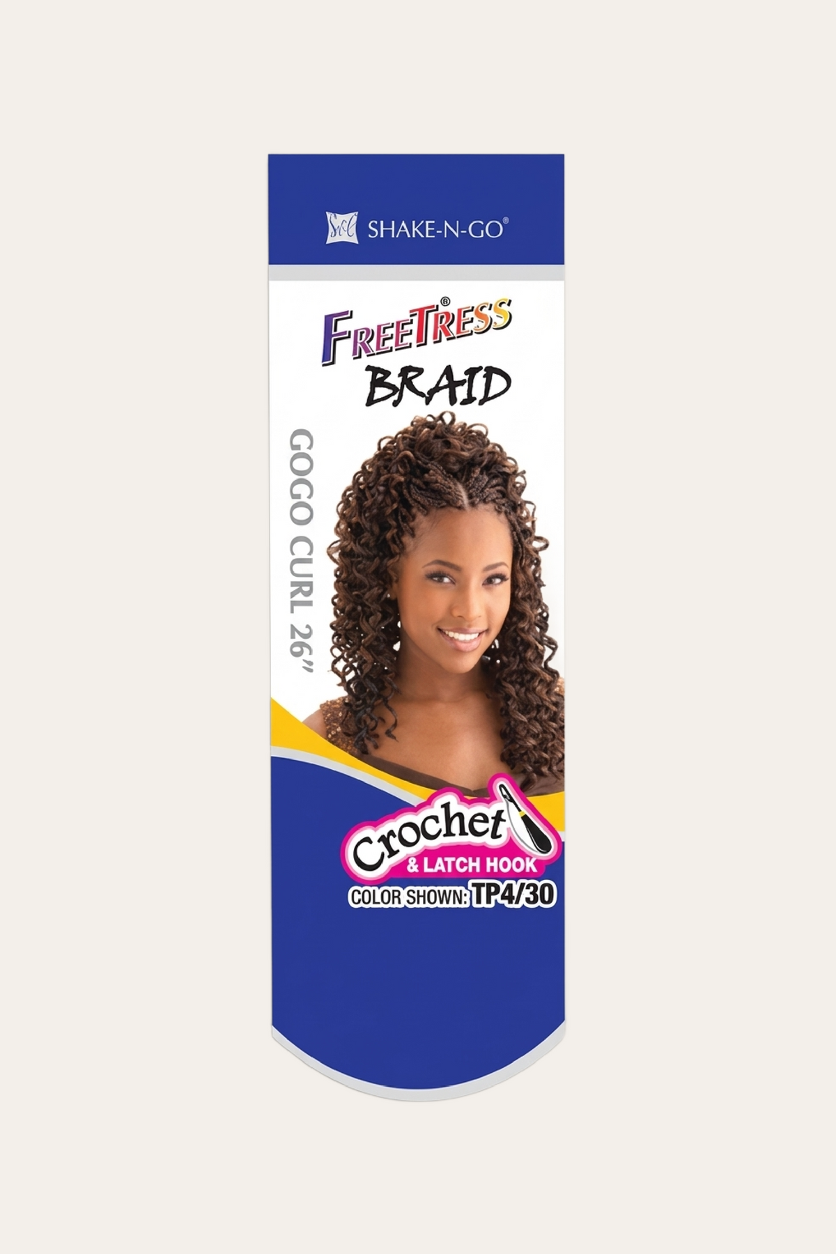 Shake N Go Freetress Synthetic Crochet Braid Gogo Curl 26"