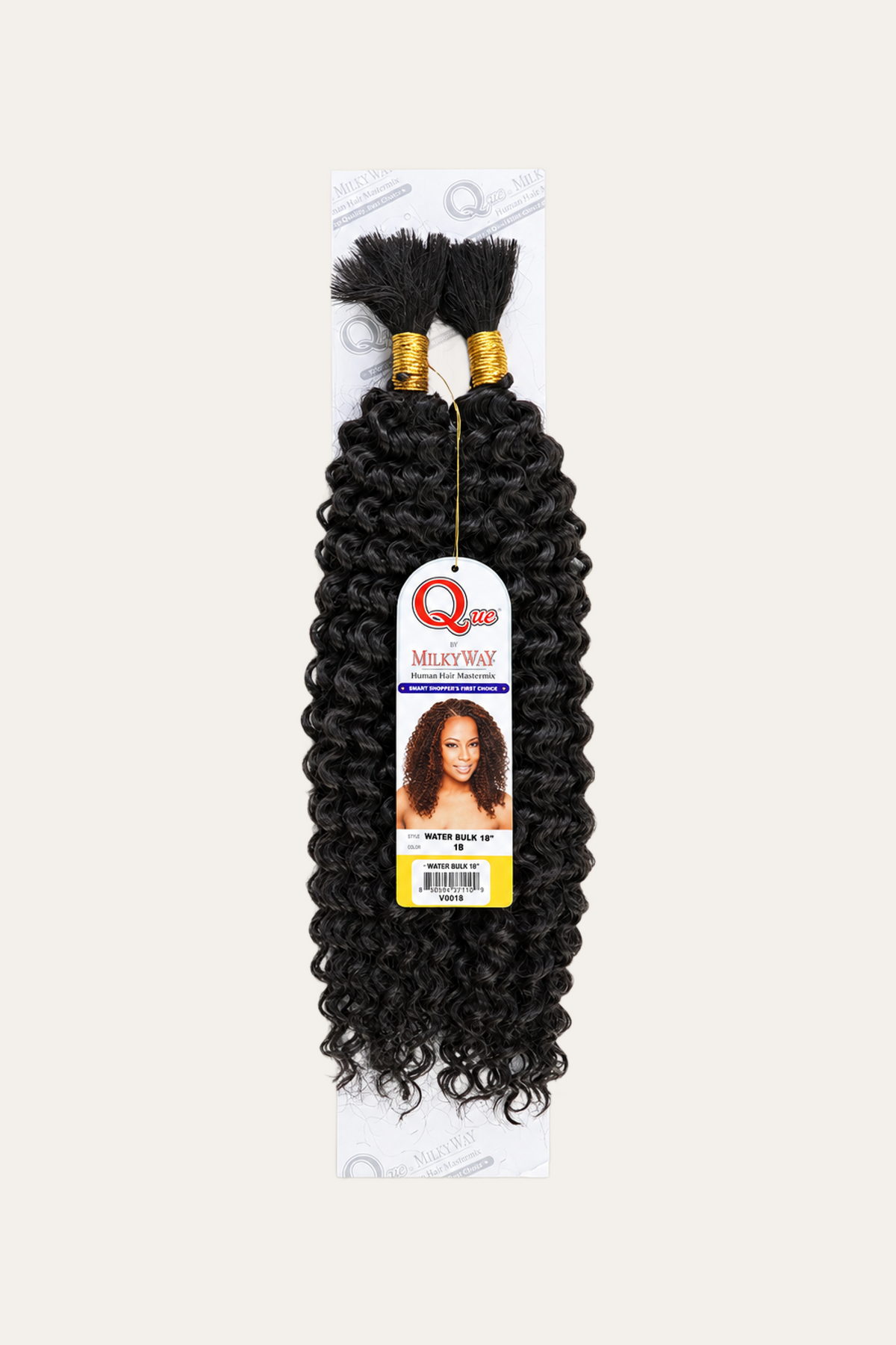 FreeTress MilkyWay Que Hair Extension - WATER BULK Off Black 1B