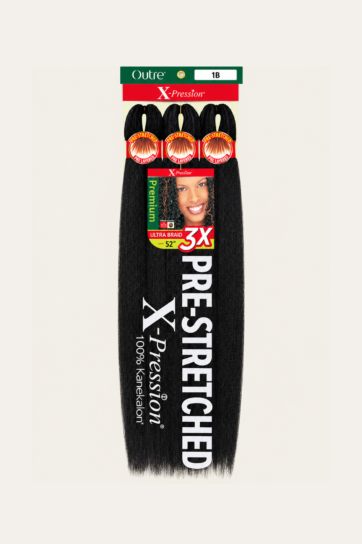 Outre X-Pression 10X Pre Stretched Braid 52"