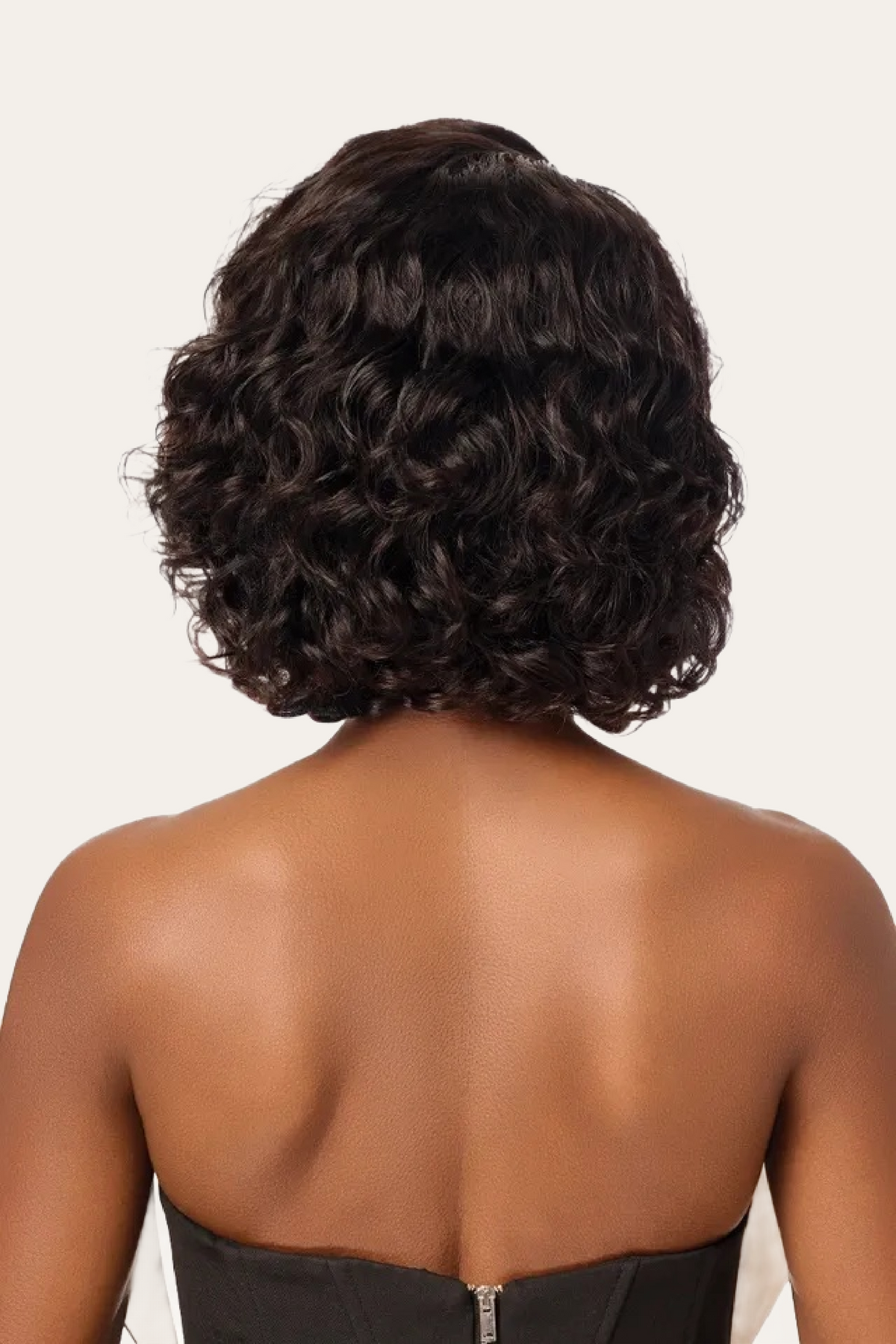 Outre Mytresses Black - Lace Frontal Wig 13X4 - Human Hair - Virgin Wavy Bob 12"